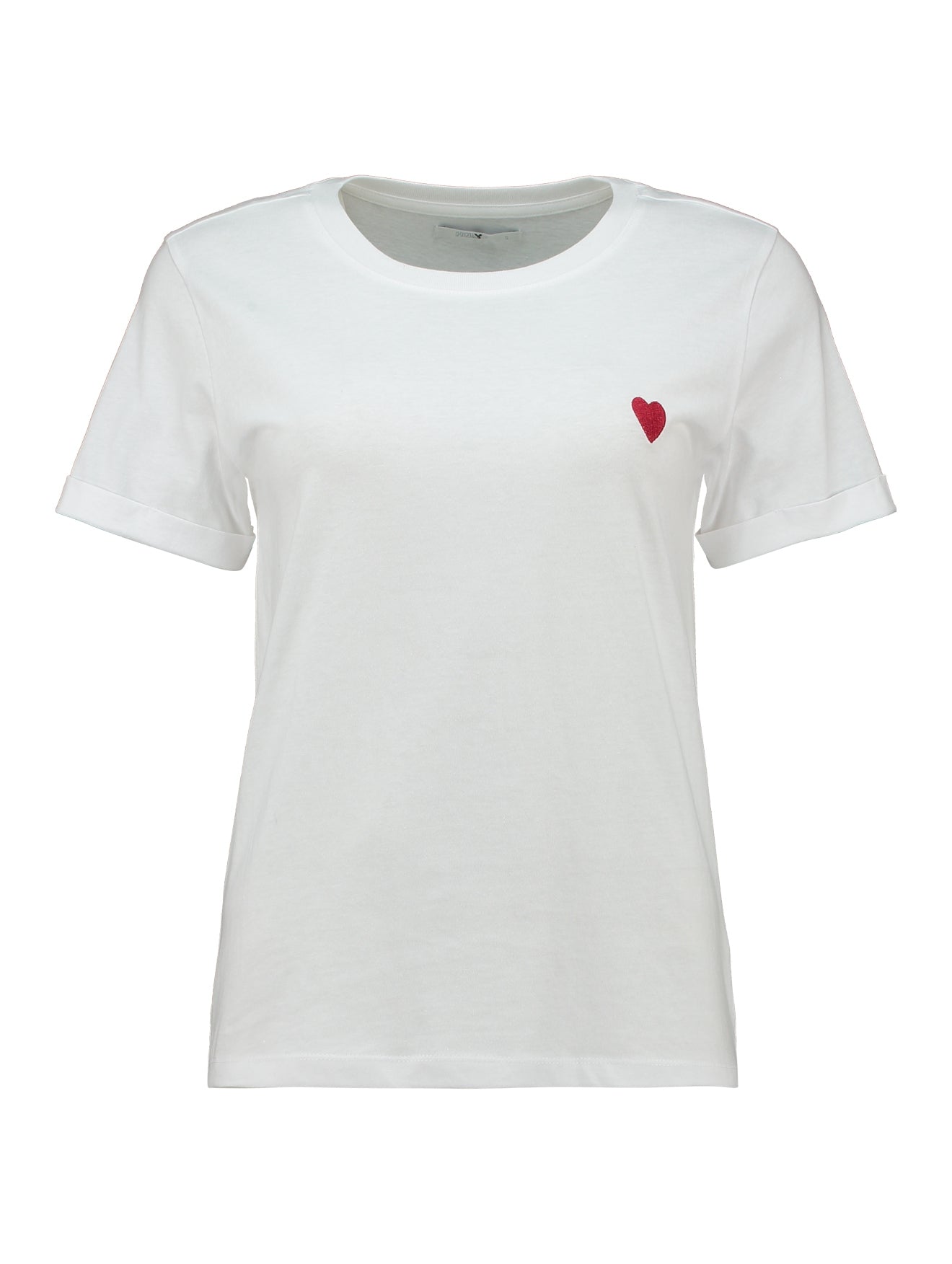 Haily's Damen T-Shirts White/Dred Hear