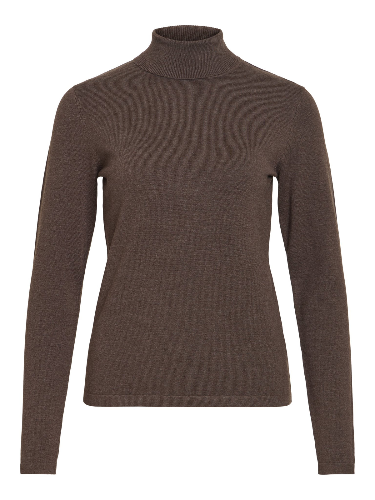 Vila Damen Pullover Coffee Bean/Mel