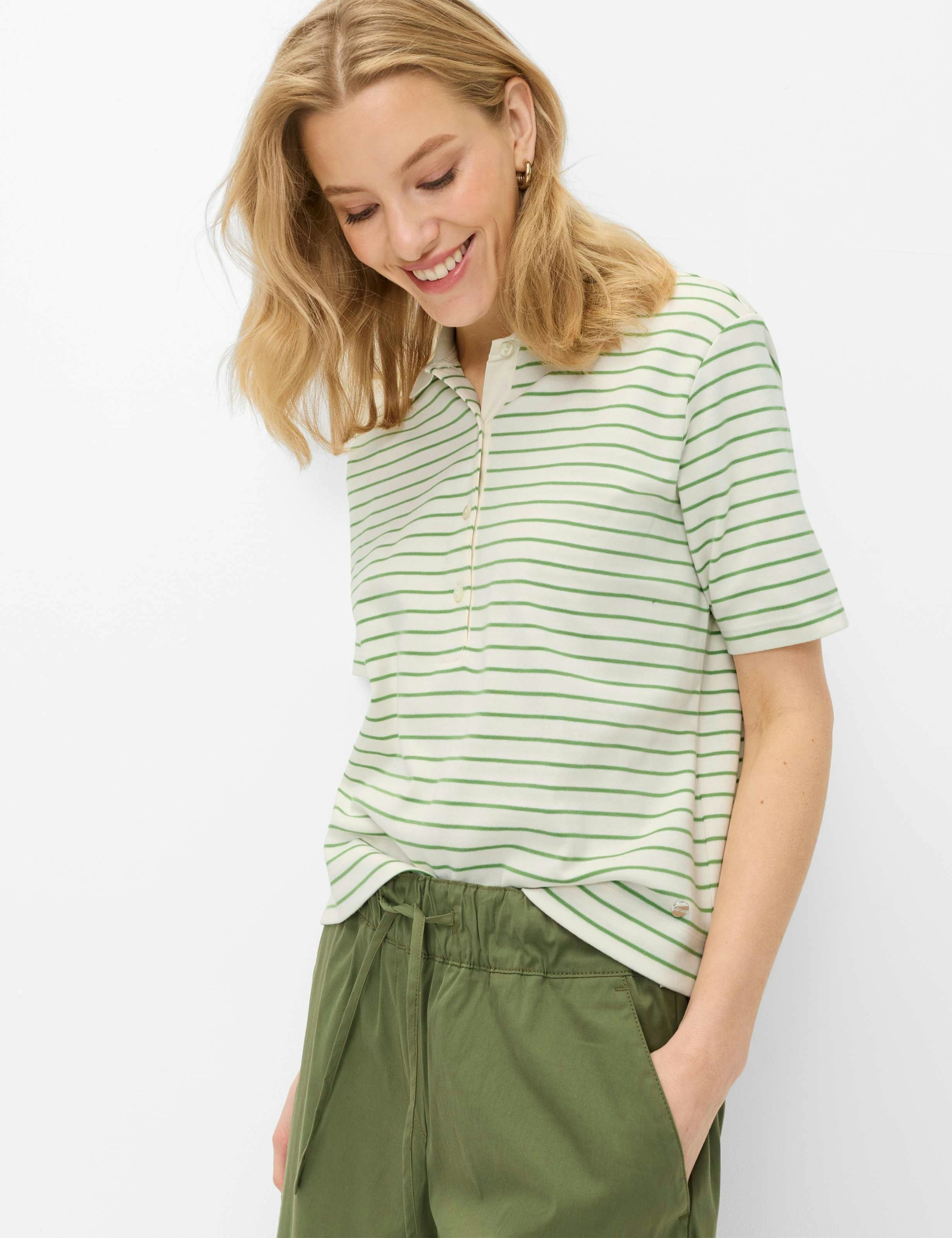 Brax Damen T-Shirts Grass Green