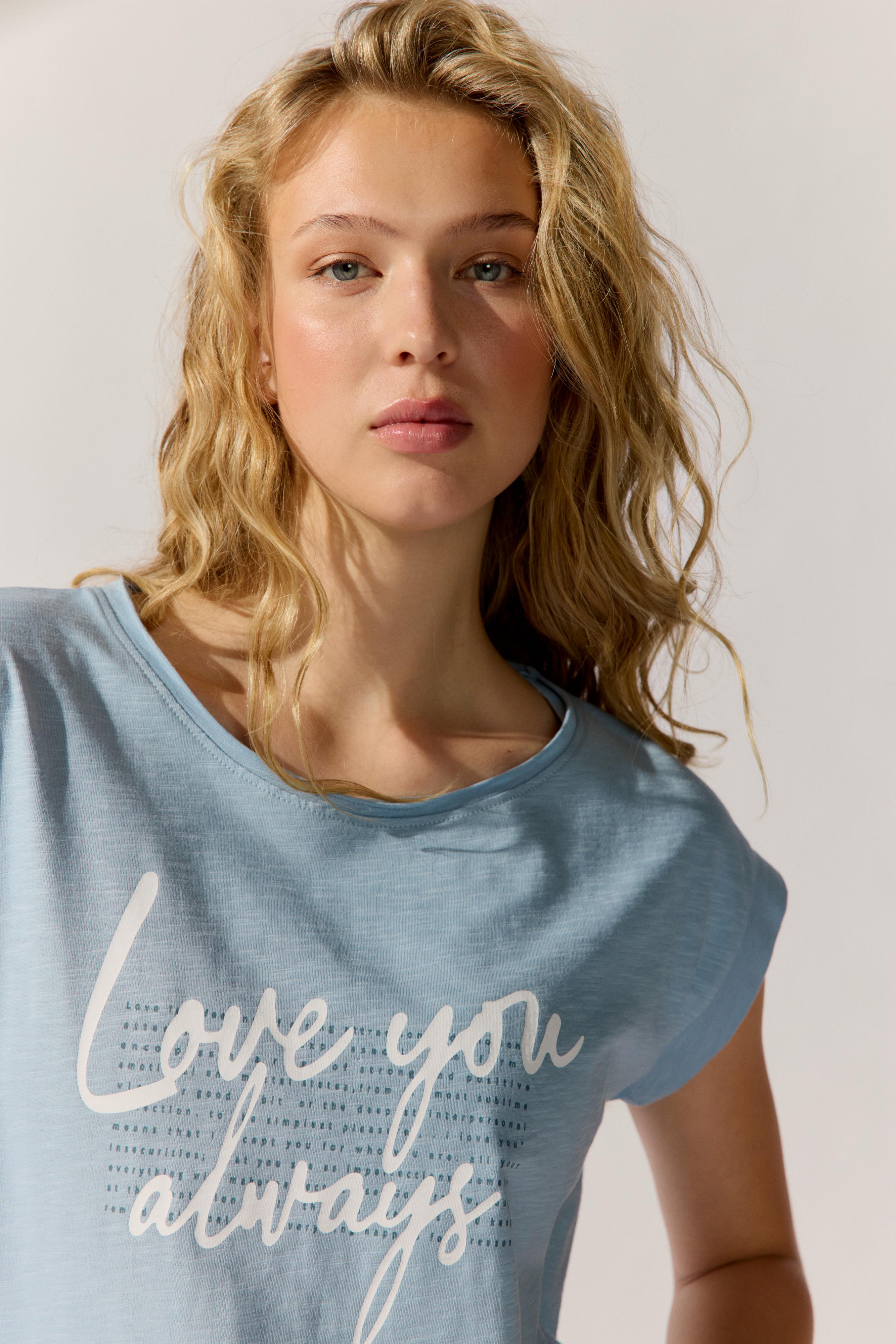 Fashion People Damen T-Shirts Sea Breeze Prin