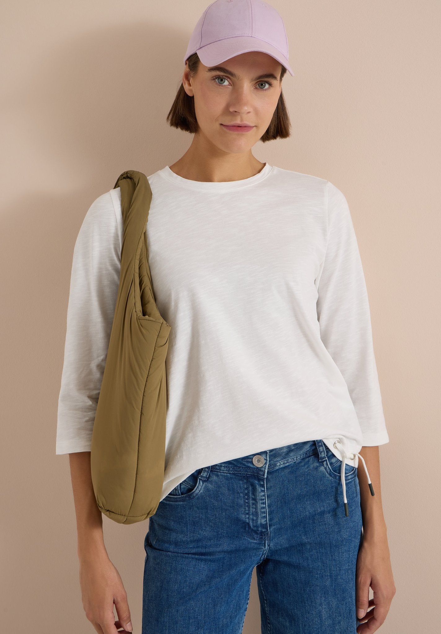 Cecil Damen T-Shirts  Vanilla W