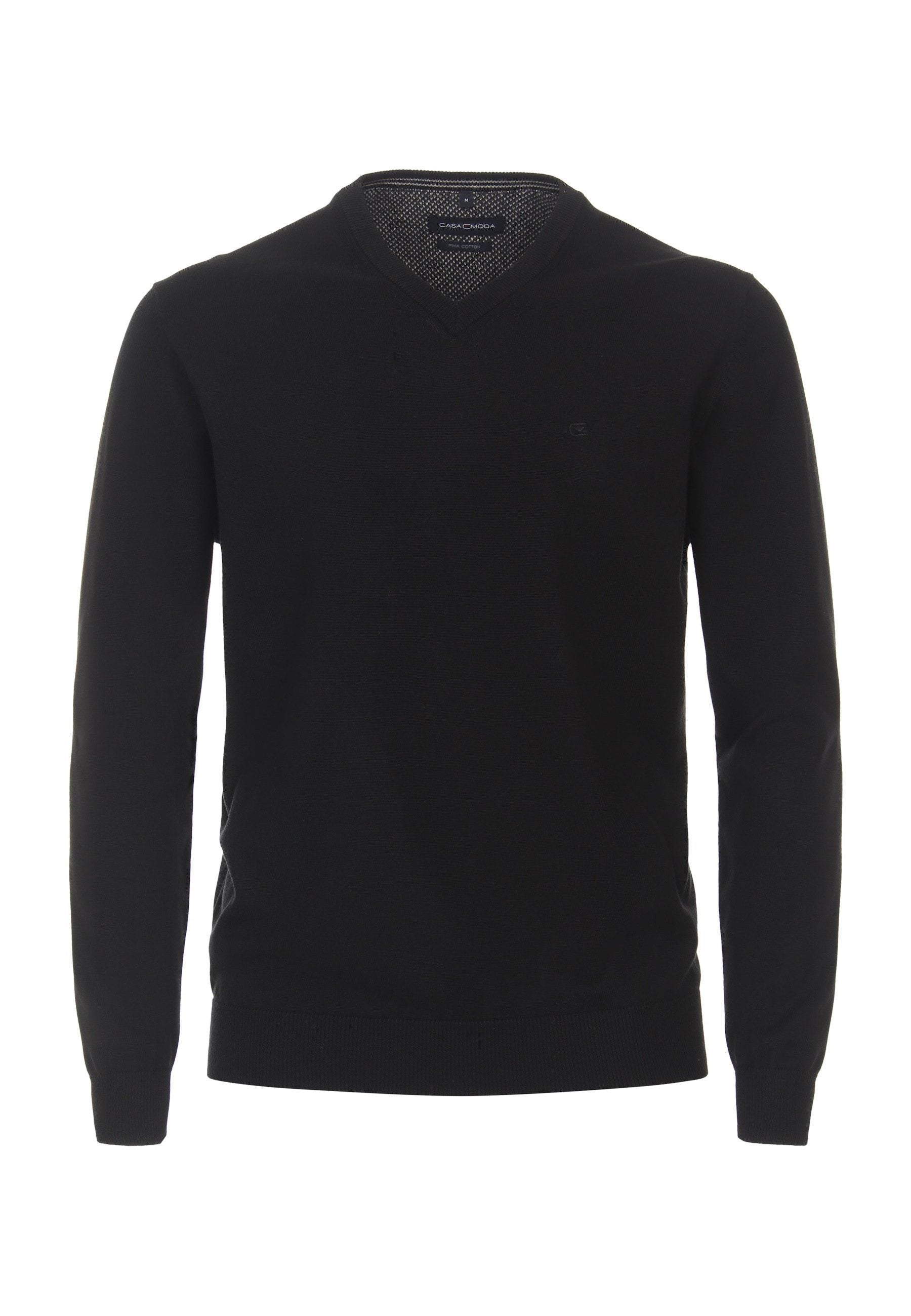 Casa Moda Herren Pullover  Schwarz