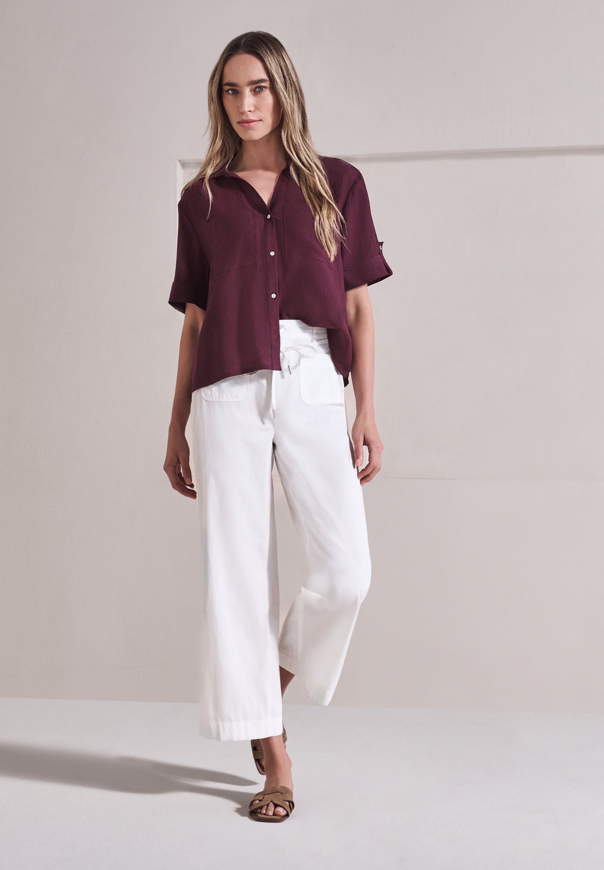 Street One Damen Blusen Rustic Ro