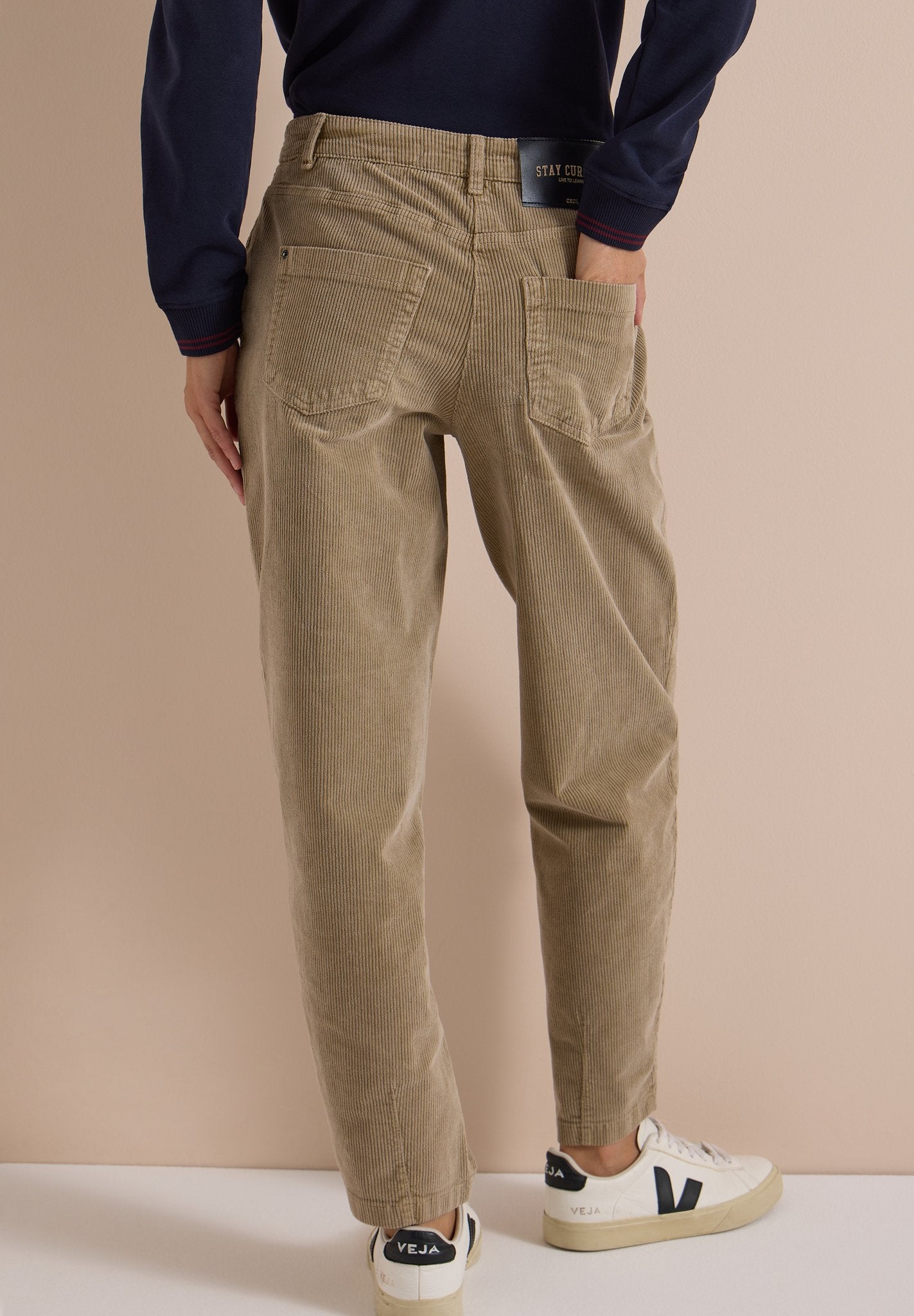 Cecil Damen Hosen  Creamy Mo