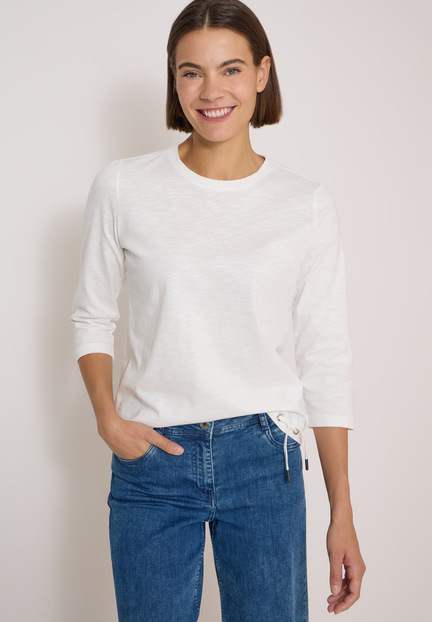 Cecil Damen T-Shirts Vanilla W