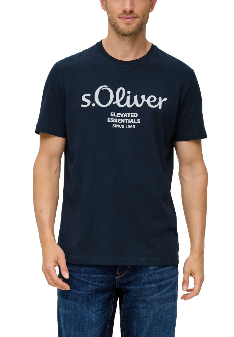S. Oliver red Herren T-Shirts kurz Blue Green Blac