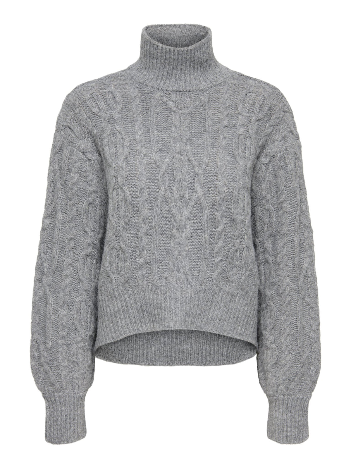 Only Damen Pullover Medium Grey Mel