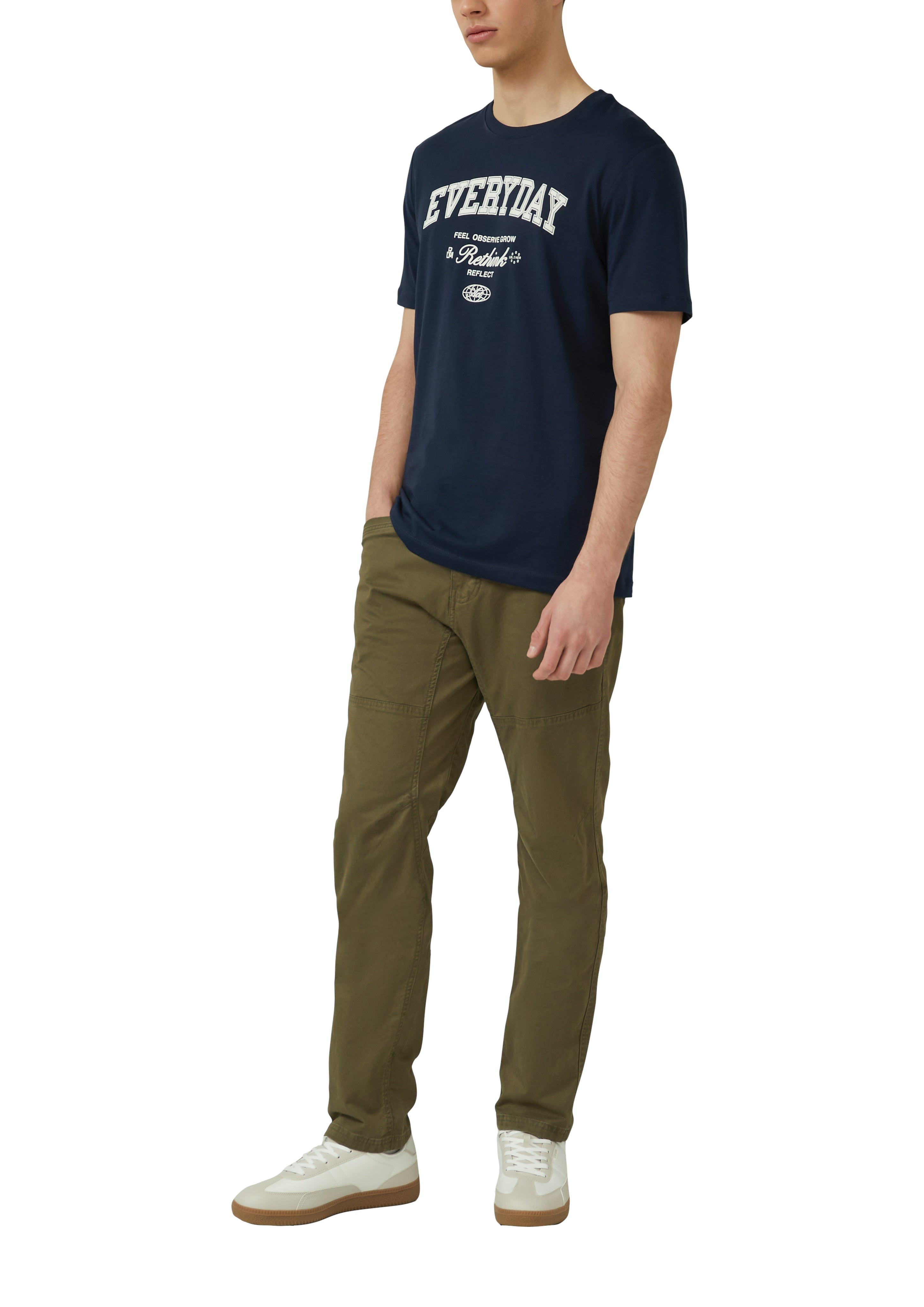 S. Oliver red Herren T-Shirts kurz Blue