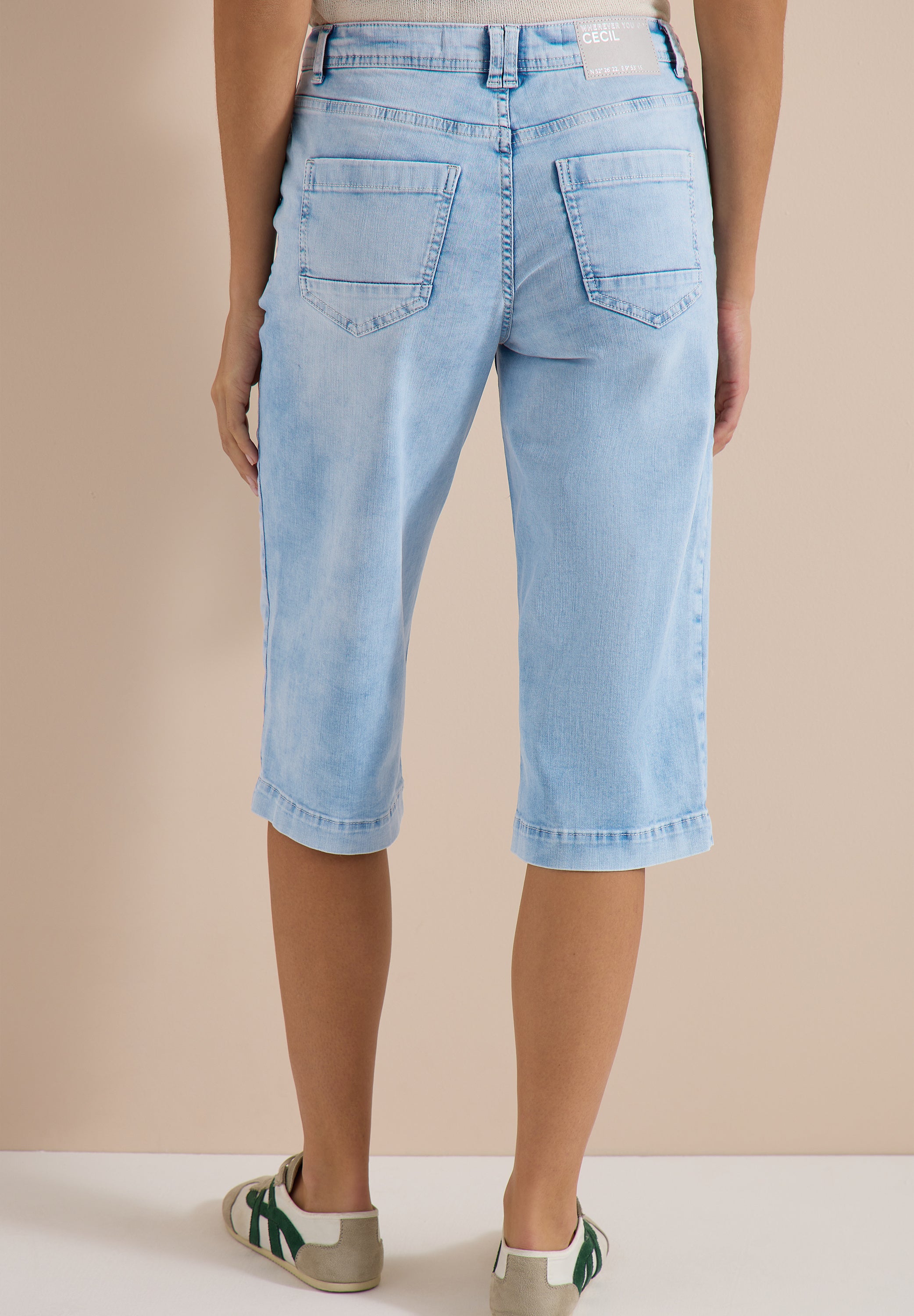 Cecil Damen Hosen Light Blu