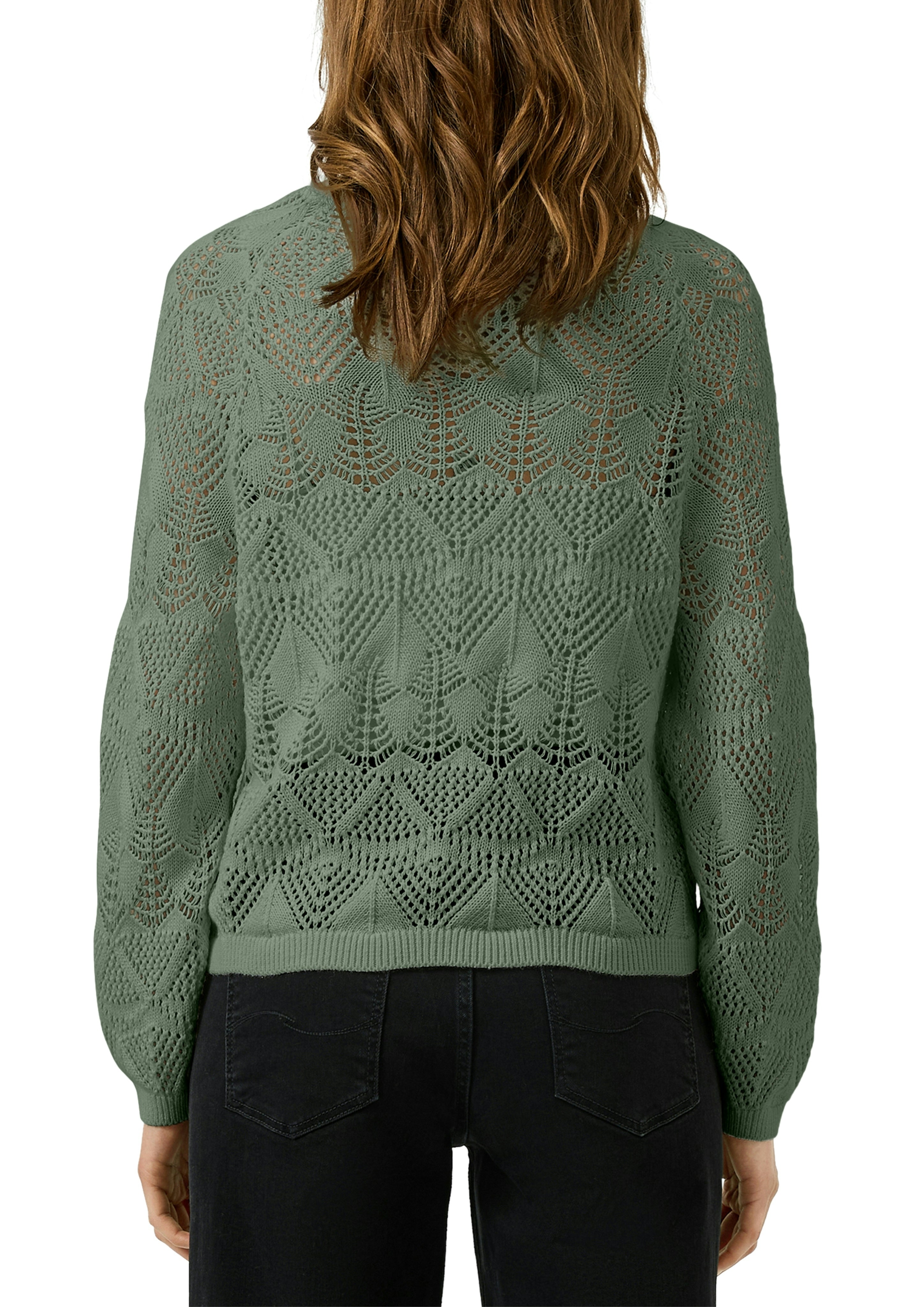 QS by S.Oliver Damen Pullover Green