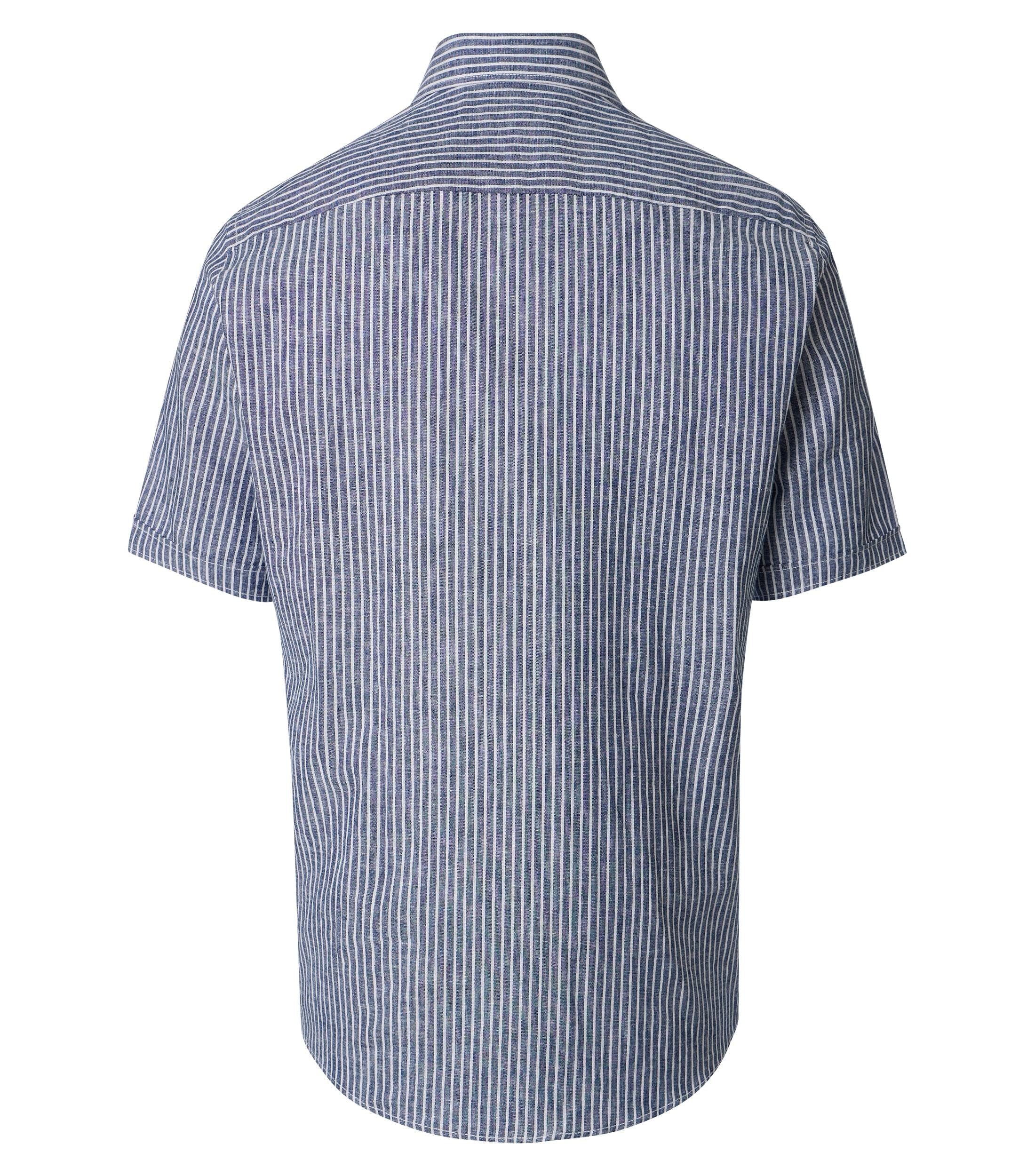 Casa Moda Herren Hemden kurz  Blau