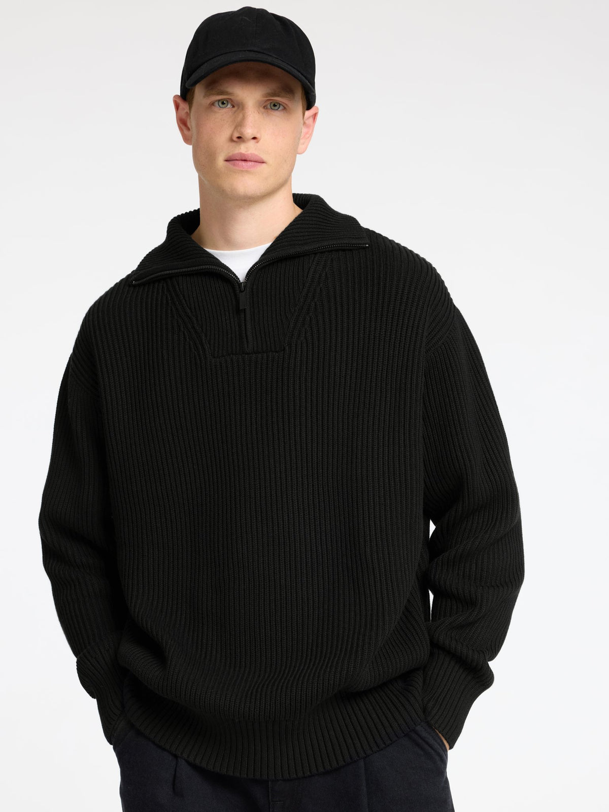 Selected homme Herren Pullover Black