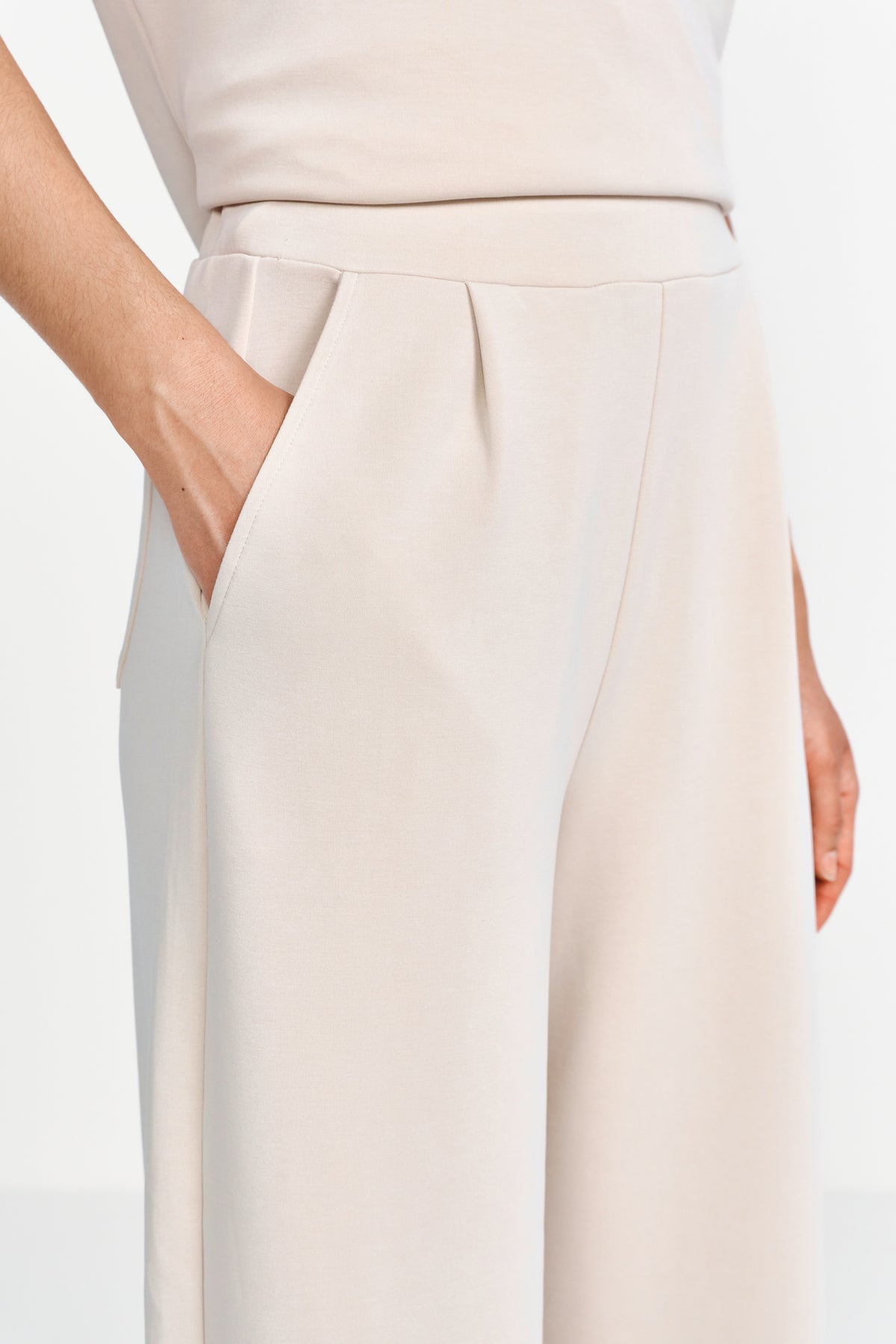 Rich & Royal Damen Hosen White Stone