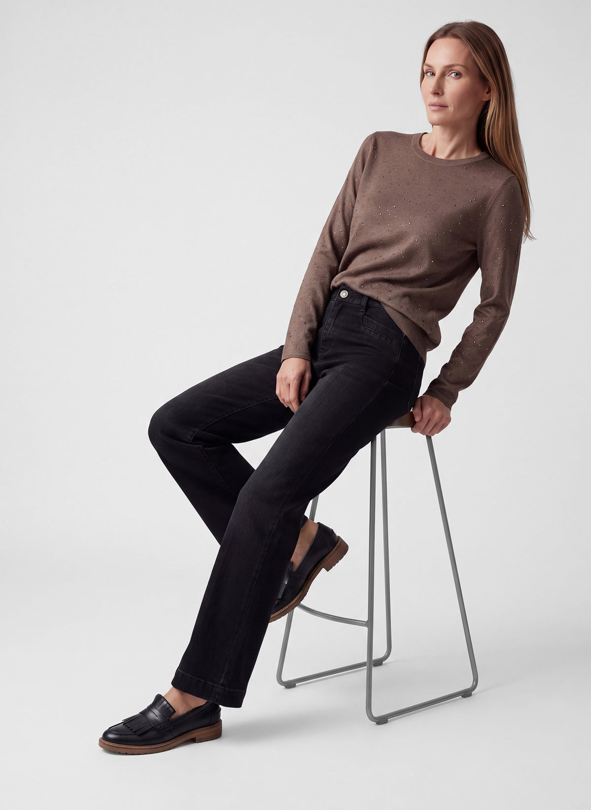 Rabe Damen Pullover Taupe