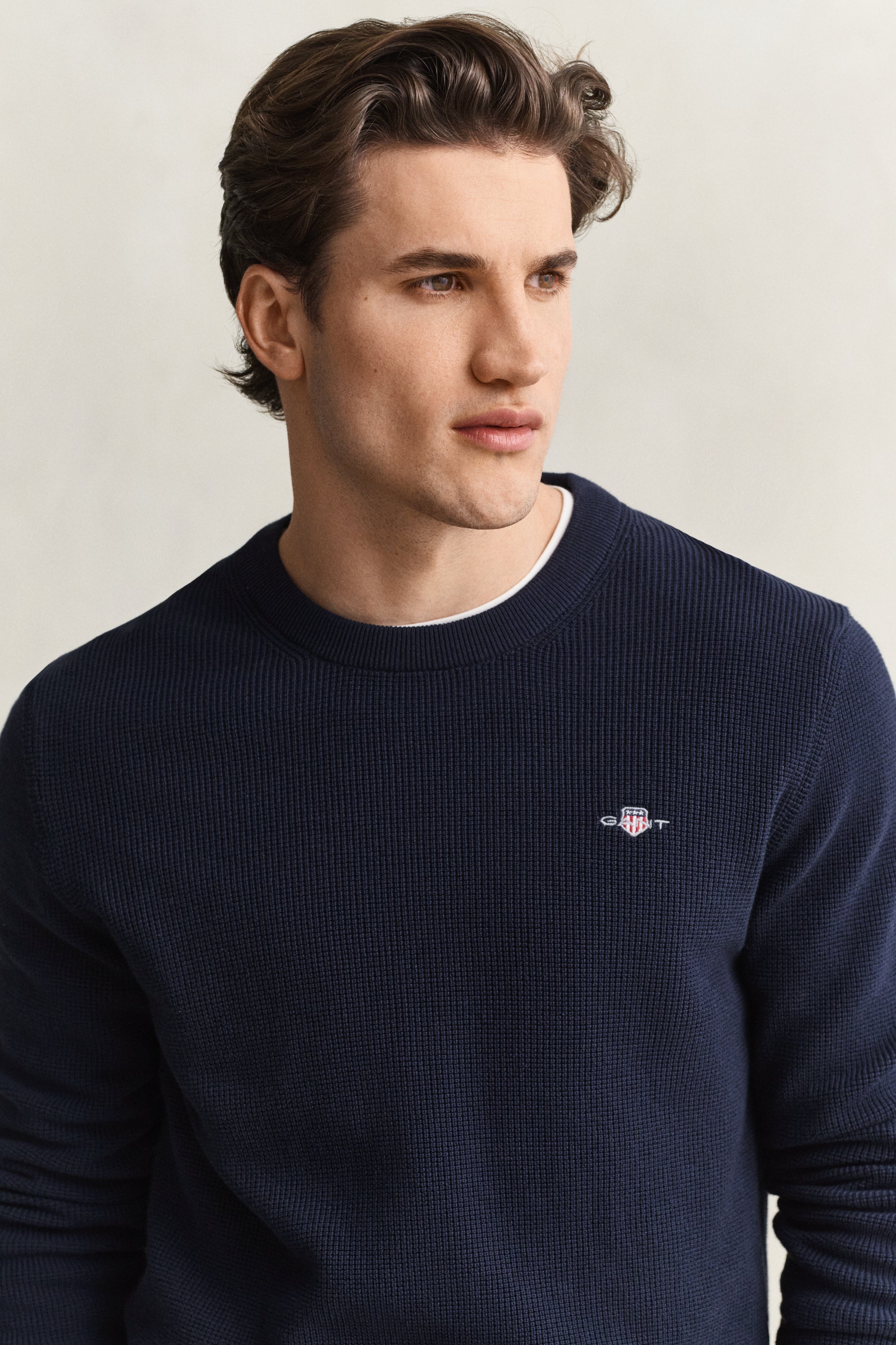 Gant Herren Pullover Evening Blu