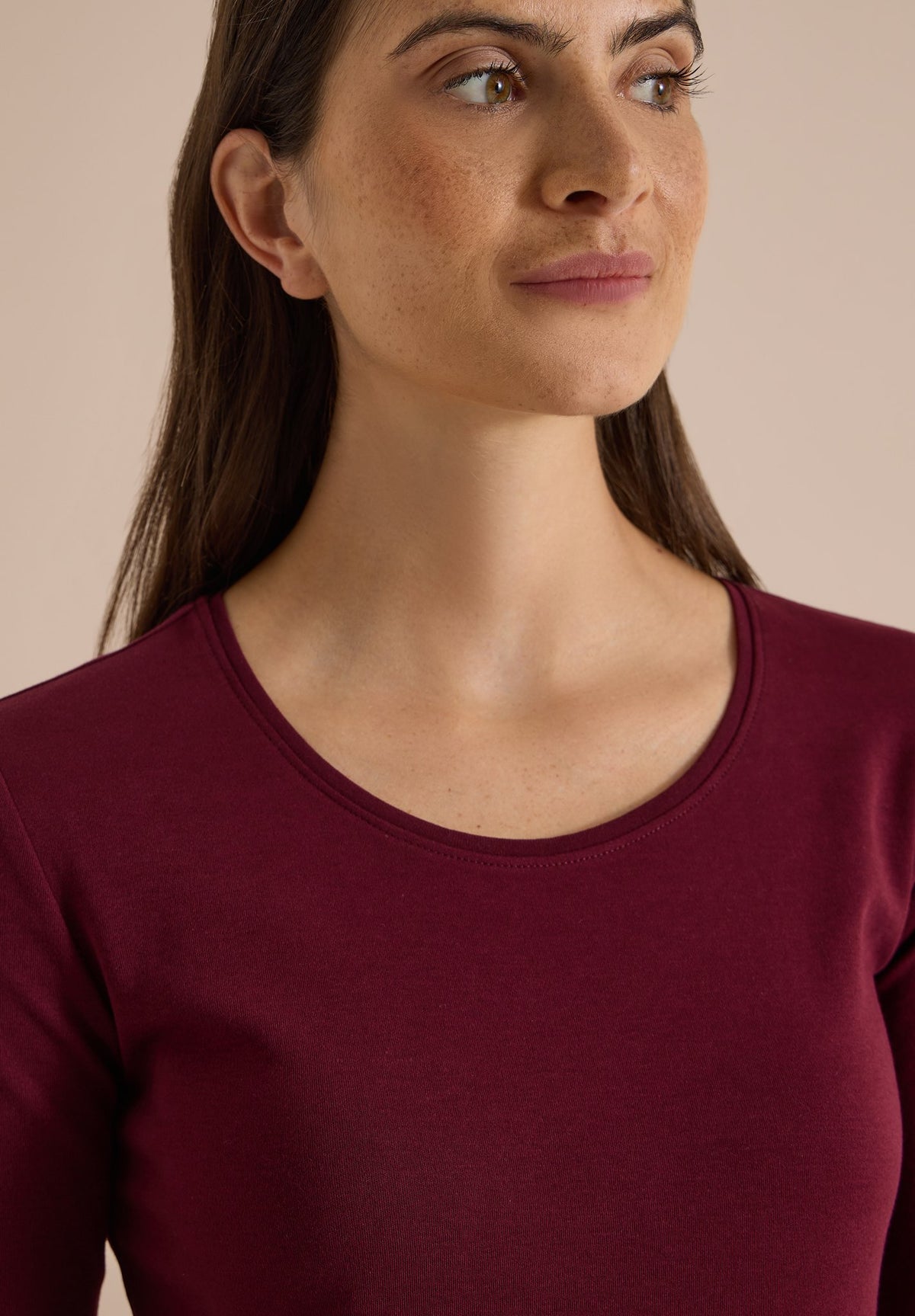 Cecil Damen T-Shirts  Red Wine