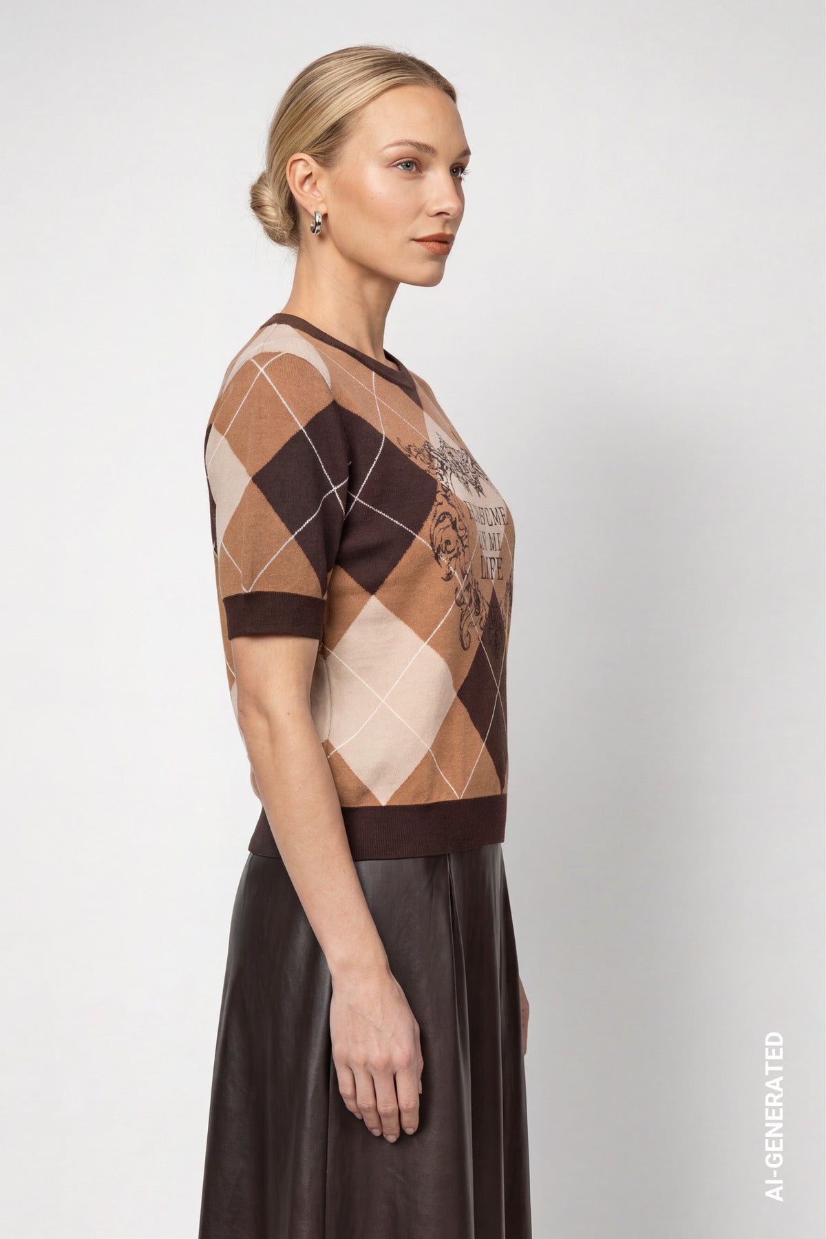 Monari Damen Pullover  Black Coffe