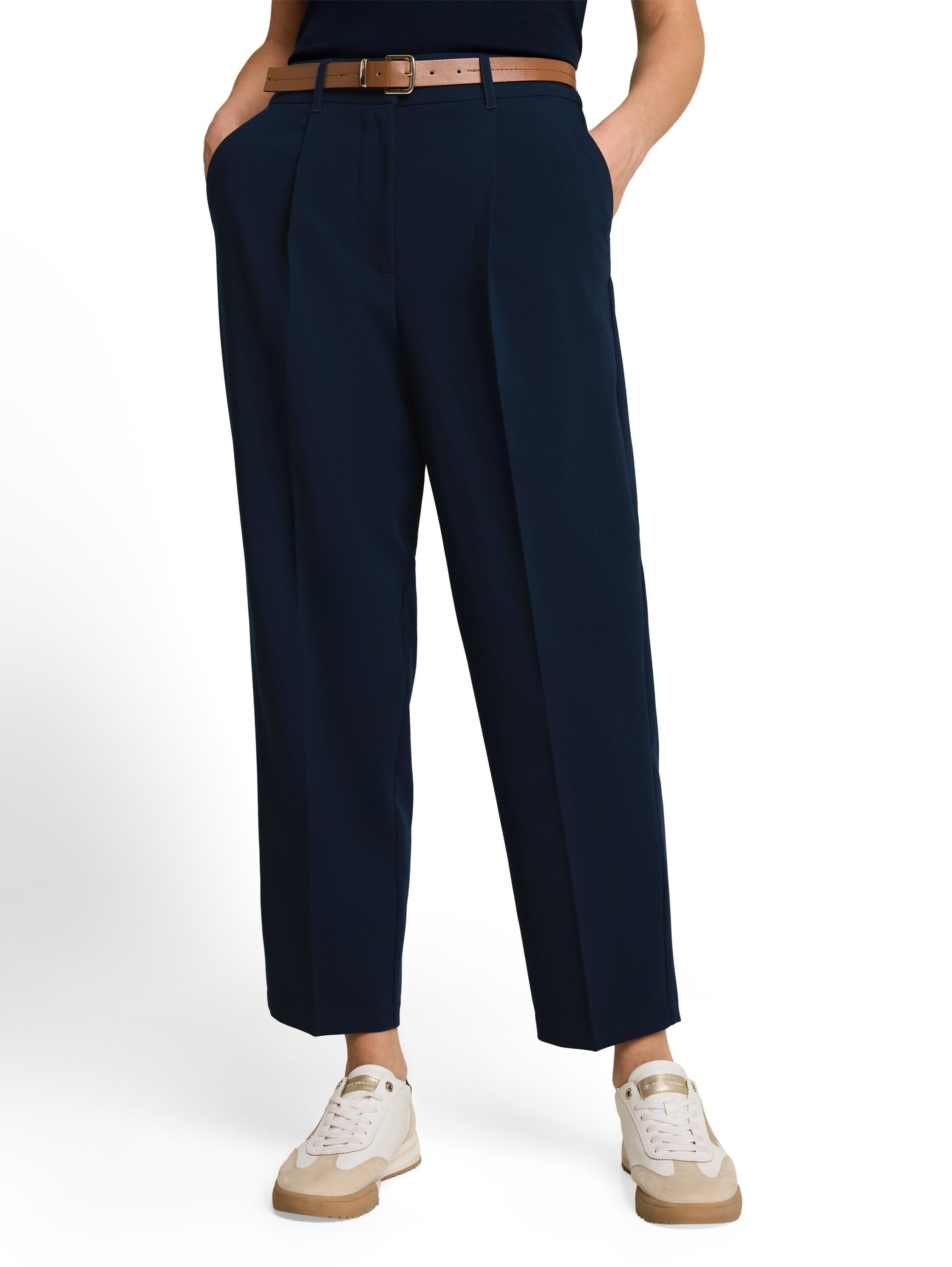 Tom Tailor Damen Hosen Sky Captain Blu