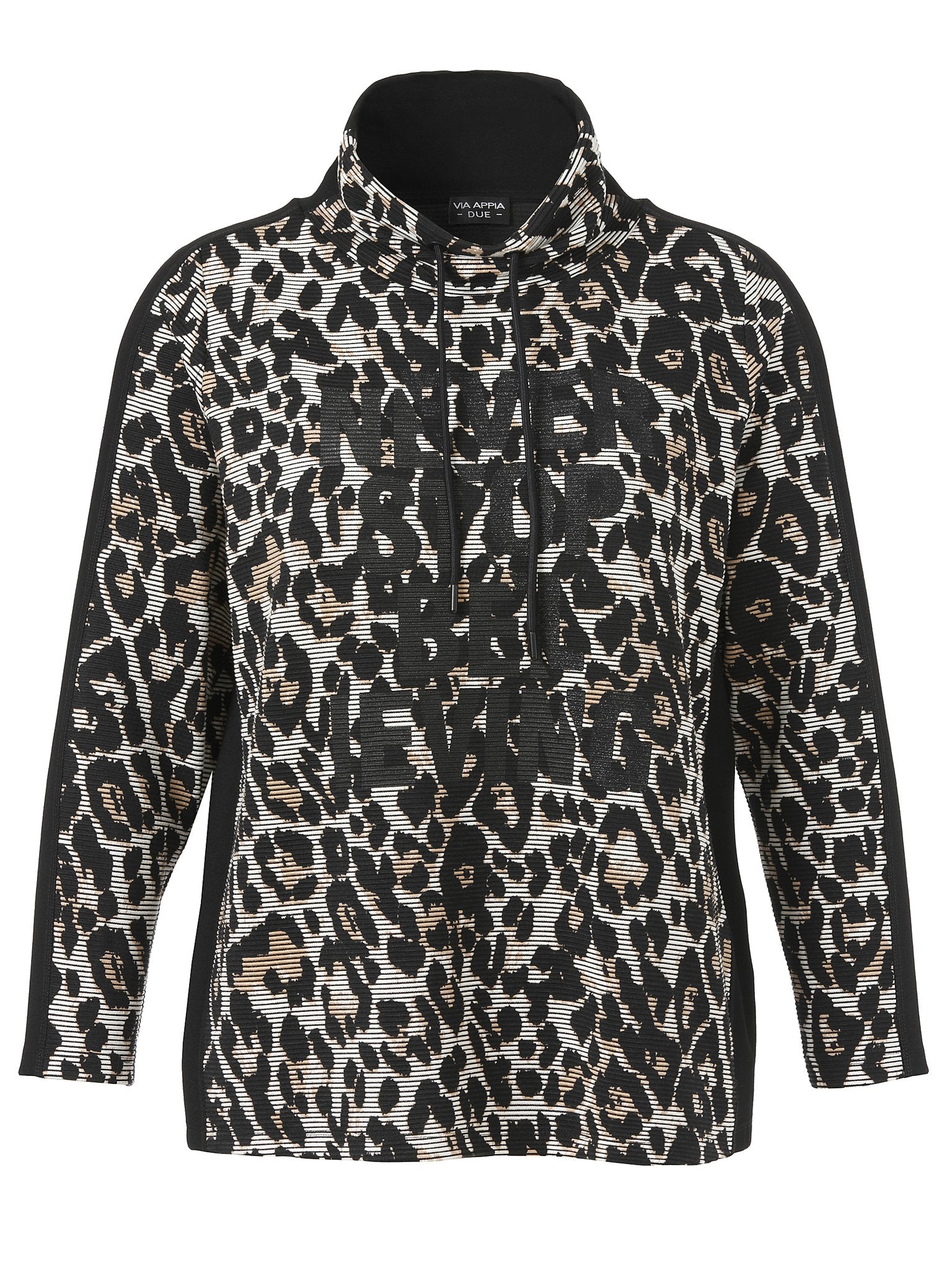Via Appia Damen Sweatshirts  Schwarz Mul