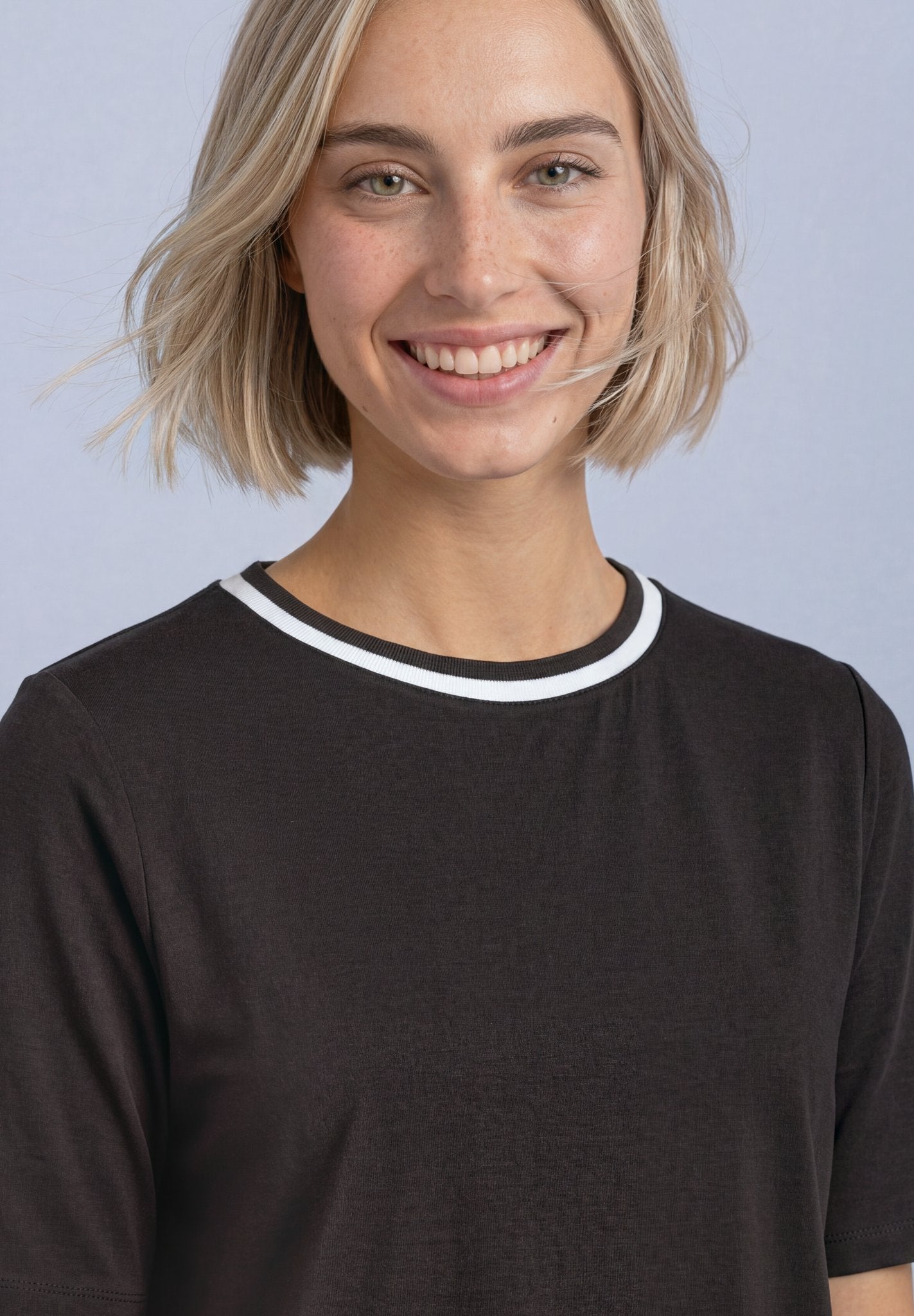 Street One Damen T-Shirts  Black Cof