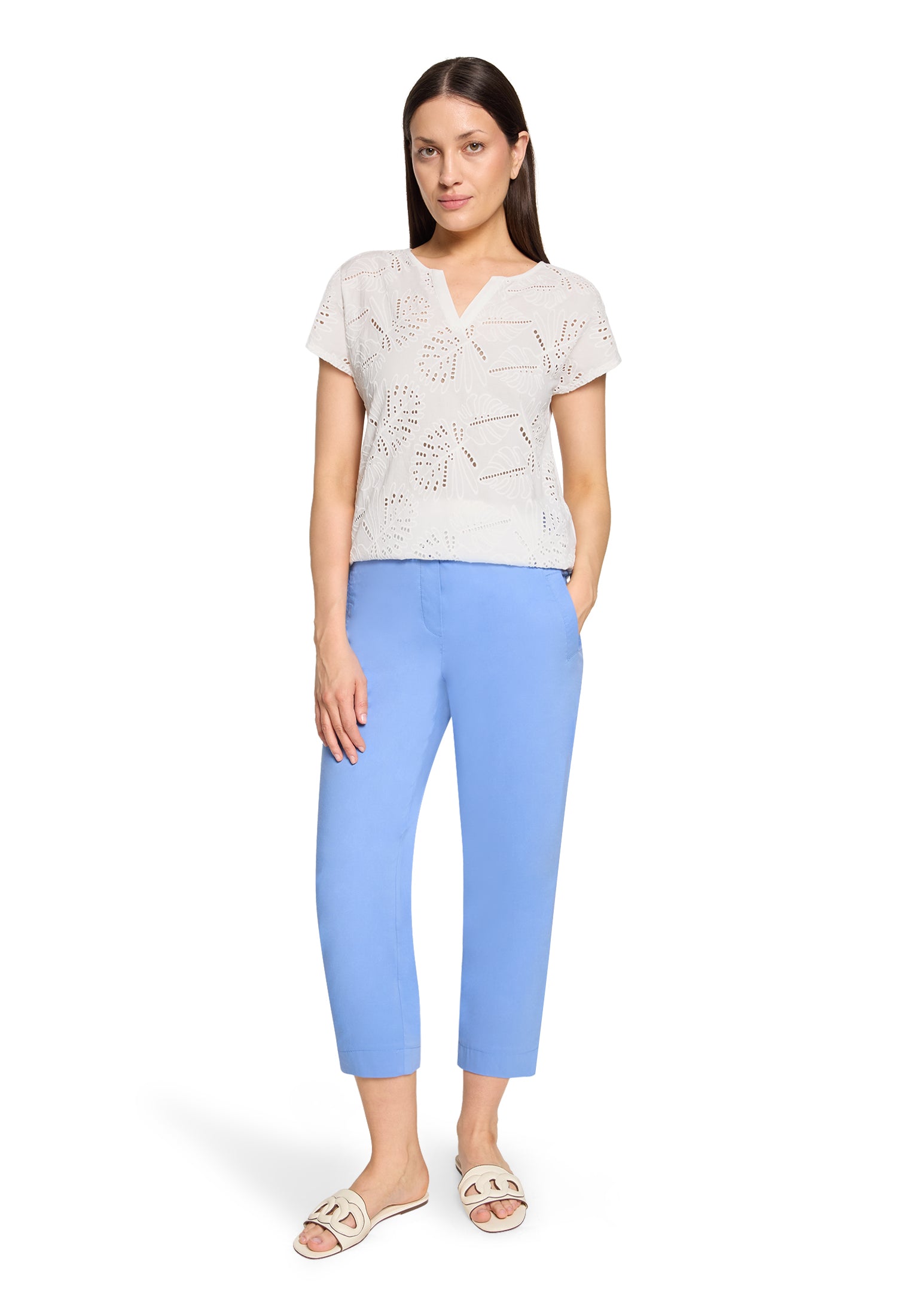 Betty & Co Damen T-Shirts Offwhite