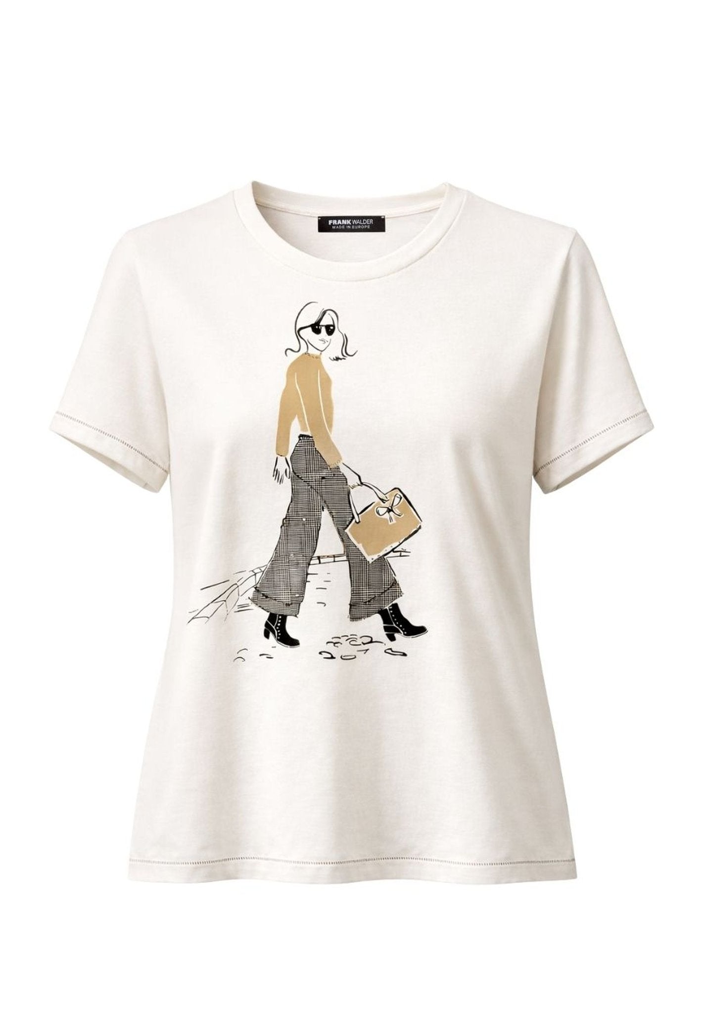 Frank Walder Damen T-Shirts  Druck