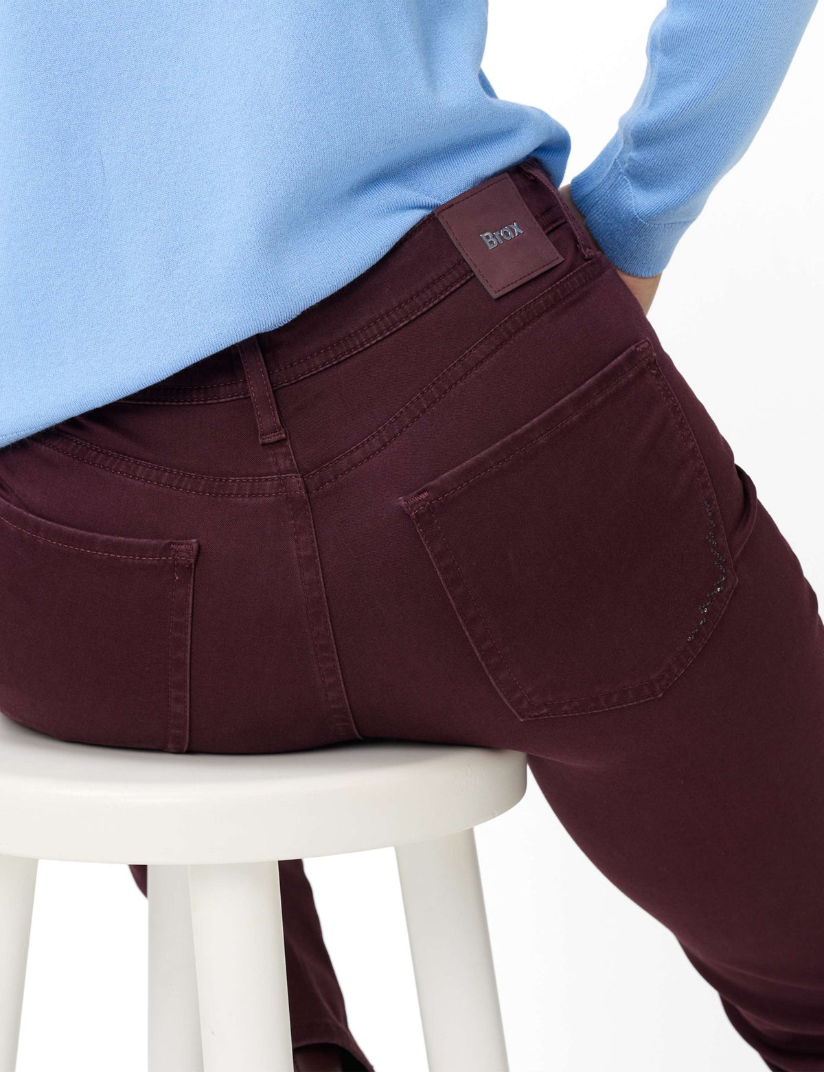 Brax Damen Hosen Blackberry Viol