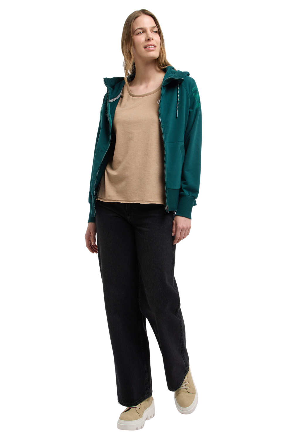 Elbsand Damen Sweatjacken  Dark Ivy