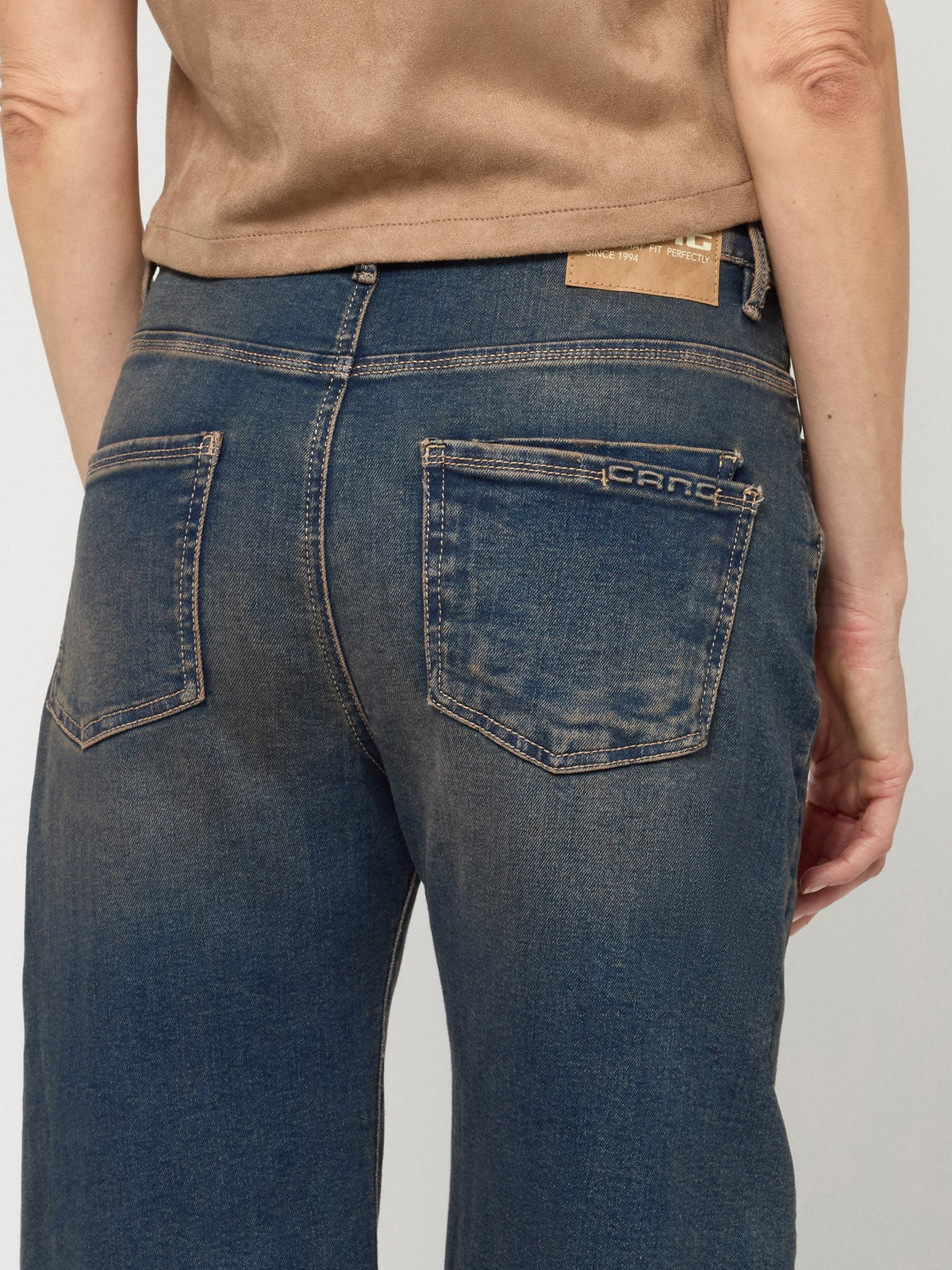 Gang Damen Jeans Brown Tint
