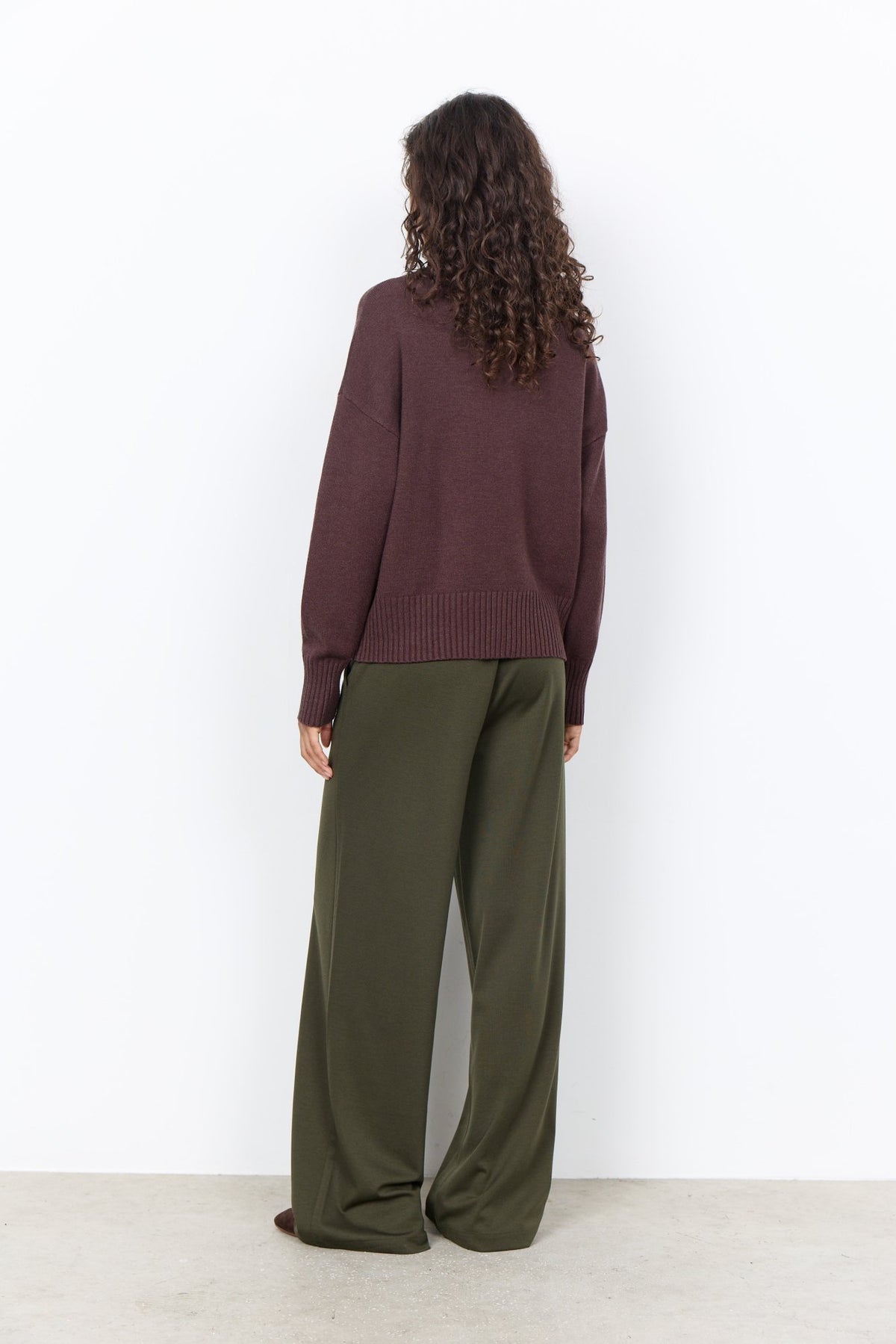 Soya Concept Damen Pullover Chocolate Plum