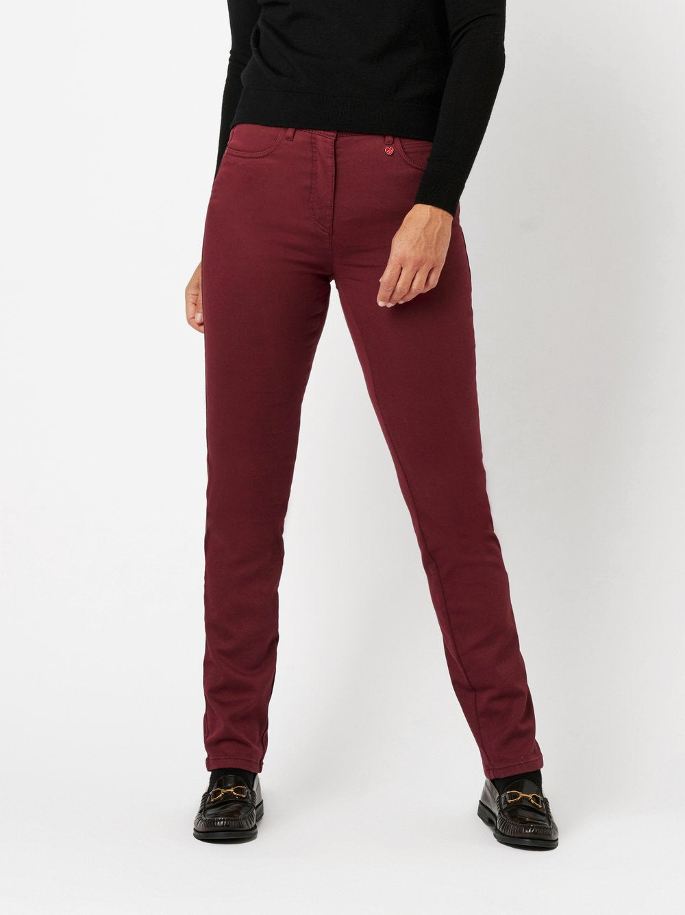 Toni Dress Damen Hosen Burgundy