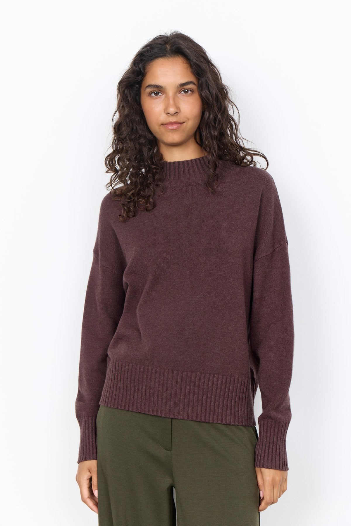 Soya Concept Damen Pullover Chocolate Plum