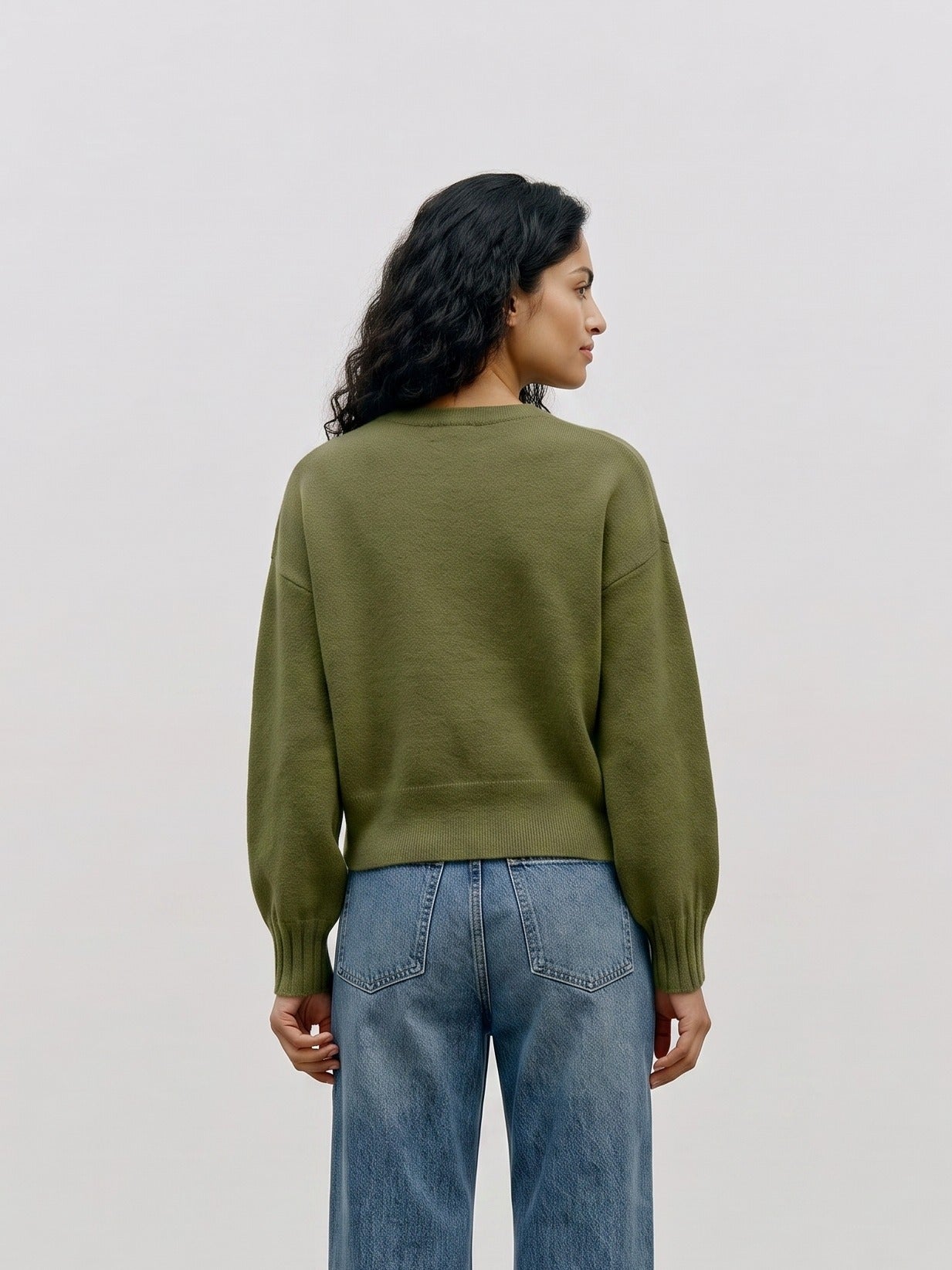 Vero Moda Damen Pullover Sphagnum/Melang