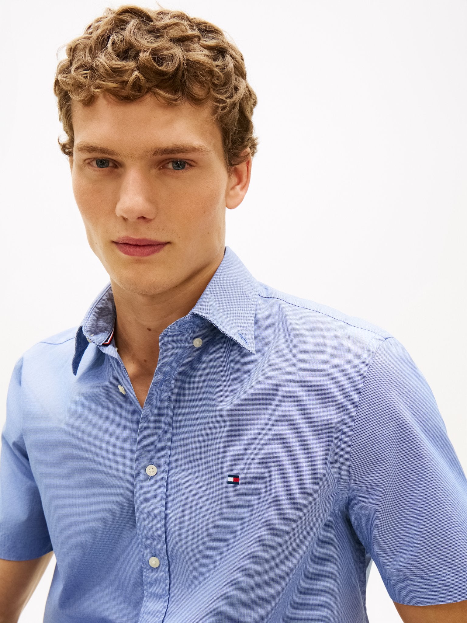 Tommy Hilfiger Herren T-Shirts kurz Ms Blue