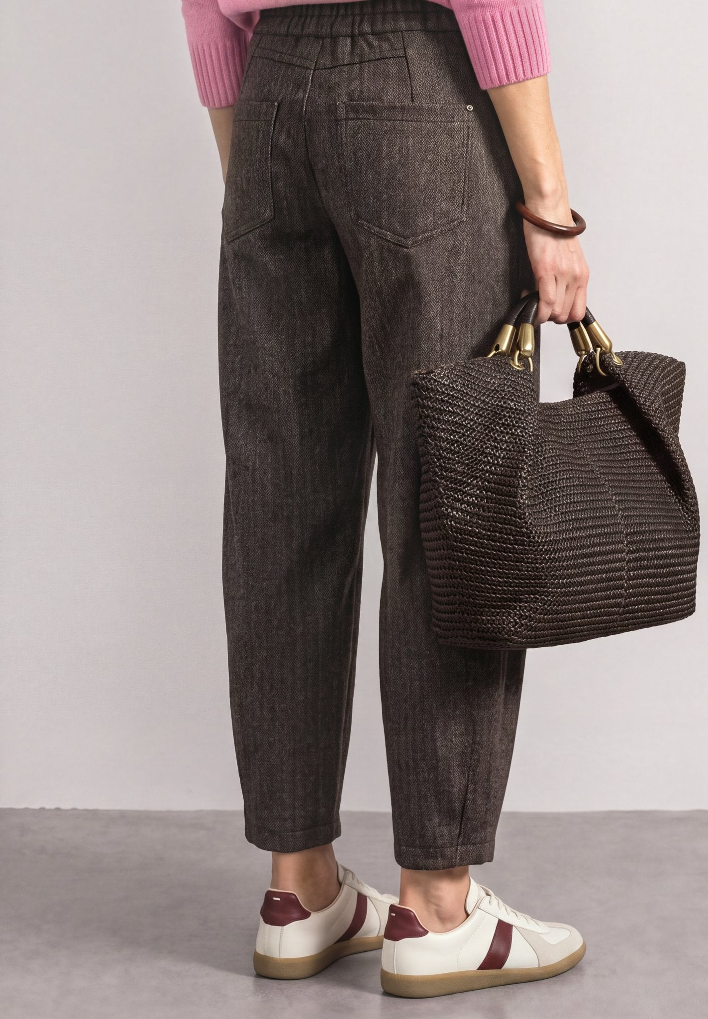 Street One Damen Hosen  Black Cof