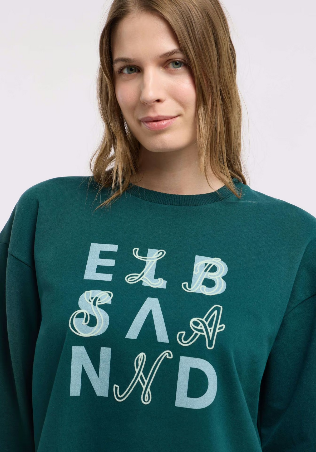 Elbsand Damen Sweatshirts  Dark Ivy