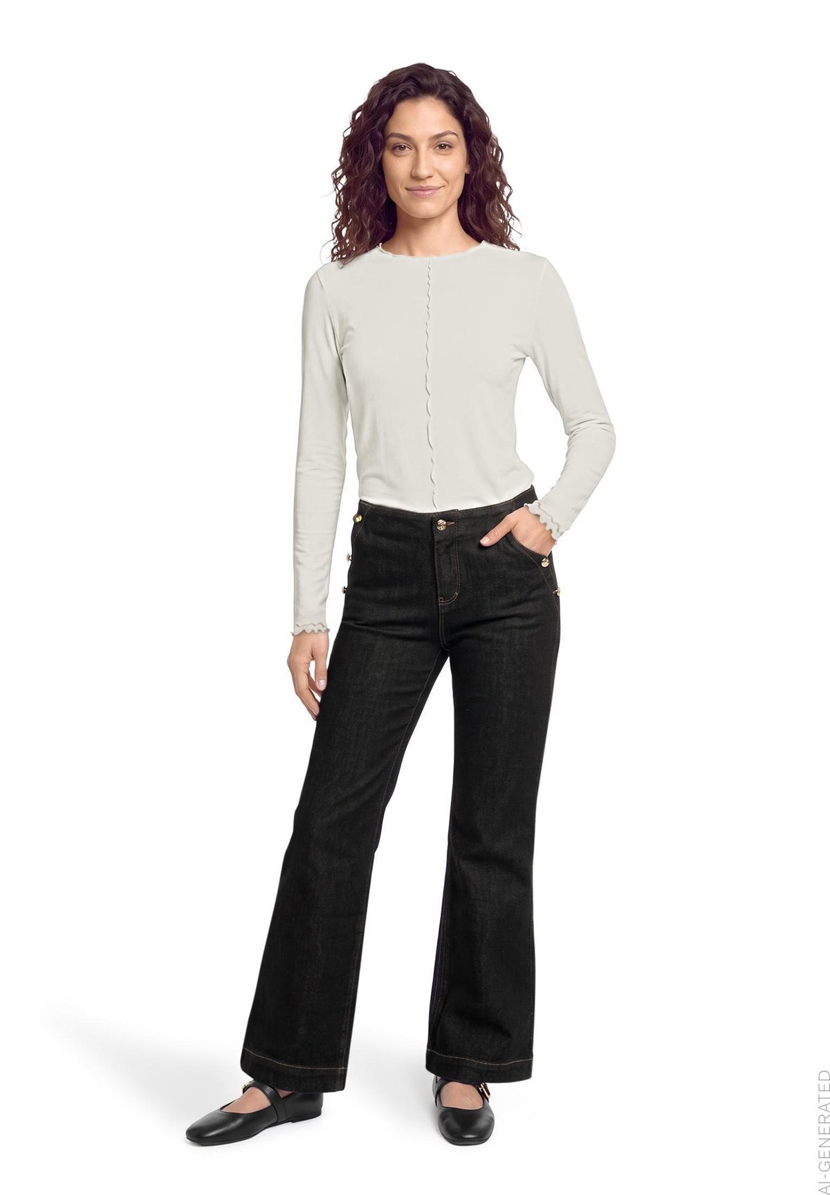 Cartoon Damen T-Shirts White Swan