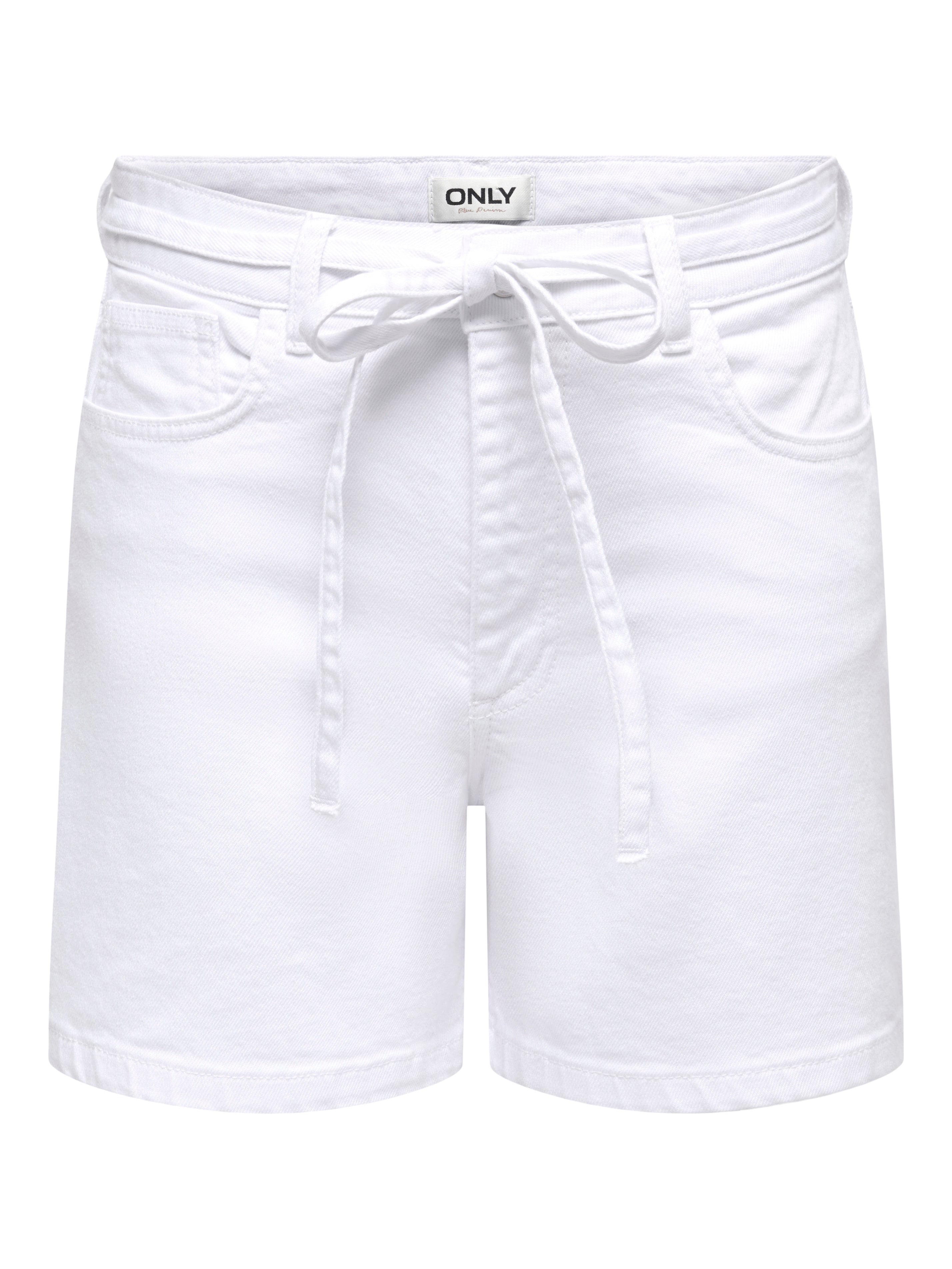 Only Damen Shorts White Denim