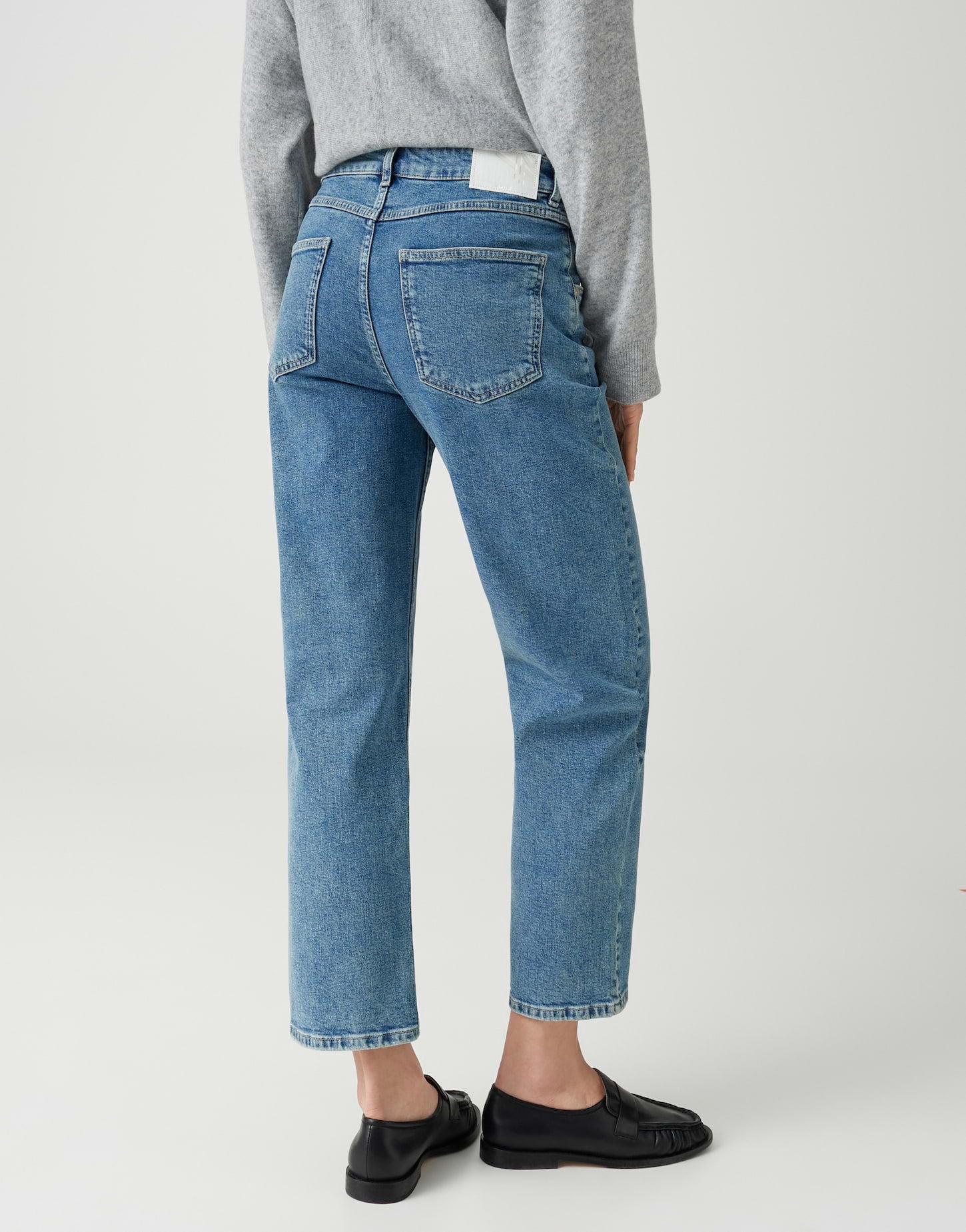 Opus Damen Jeans Mid Blue