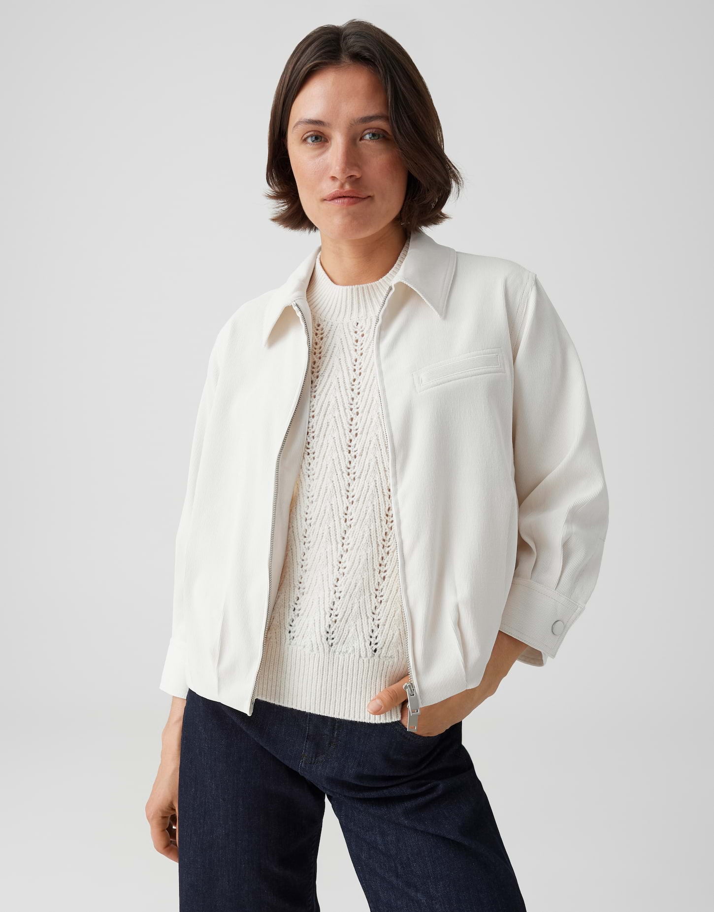 Opus Damen Jacken Light Cotton