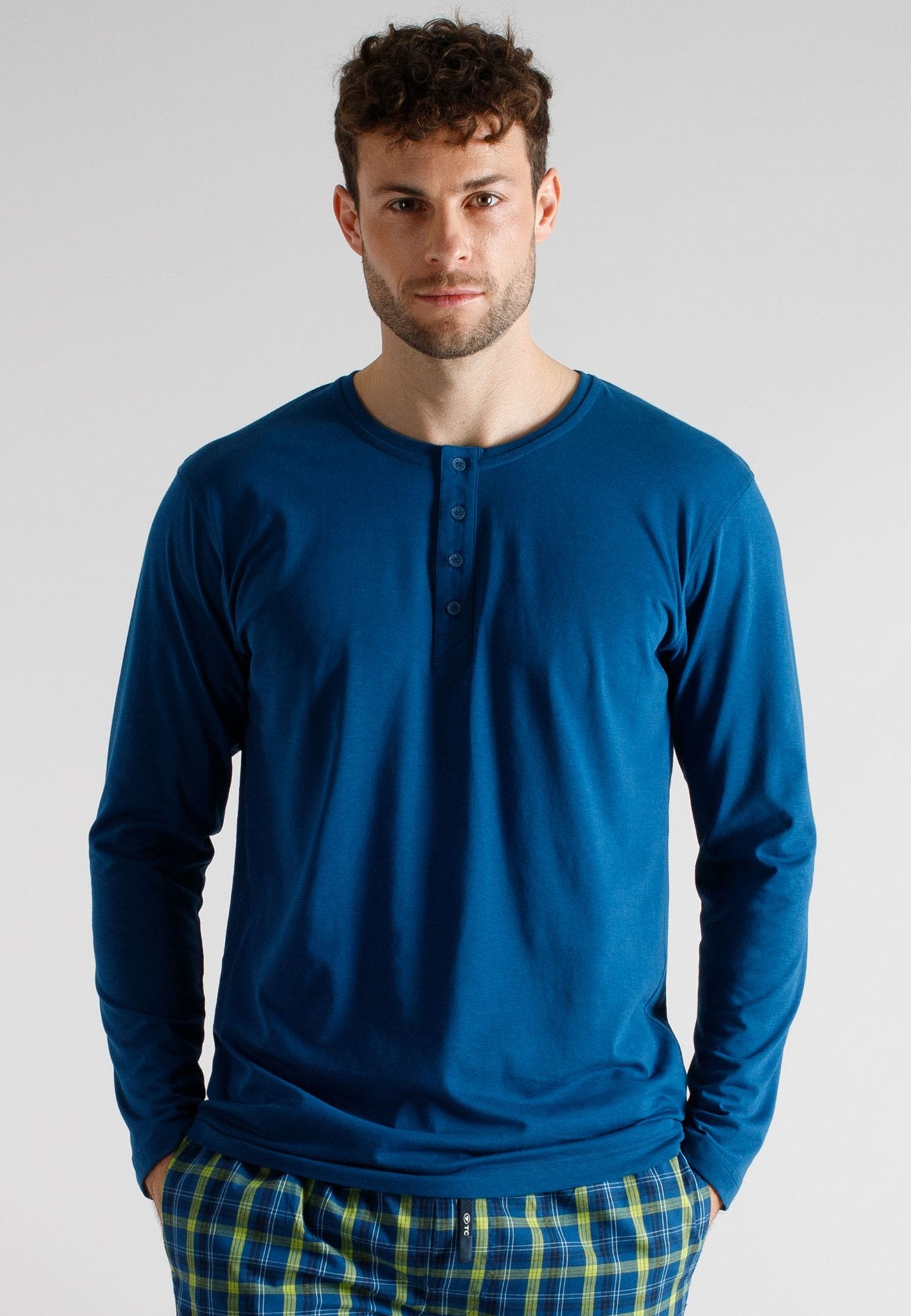 Tom Tailor Herren Blau-Mittel-Uni