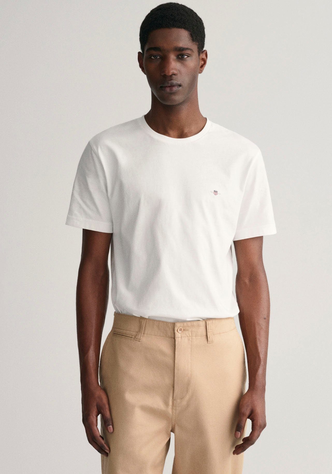 Gant Herren T-Shirts kurz  White