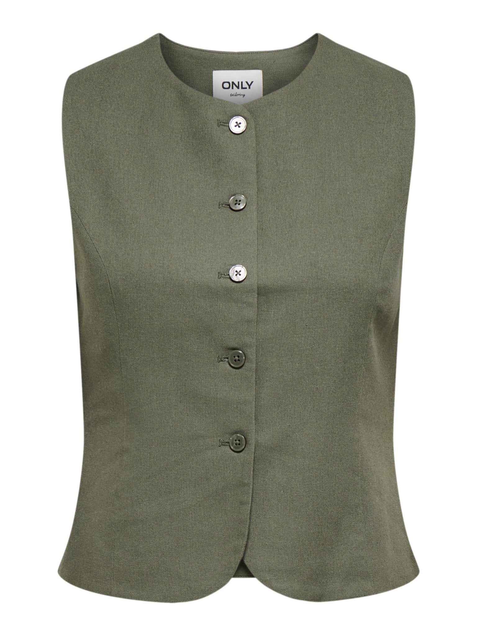Only Damen Indoorwesten Smokey Olive