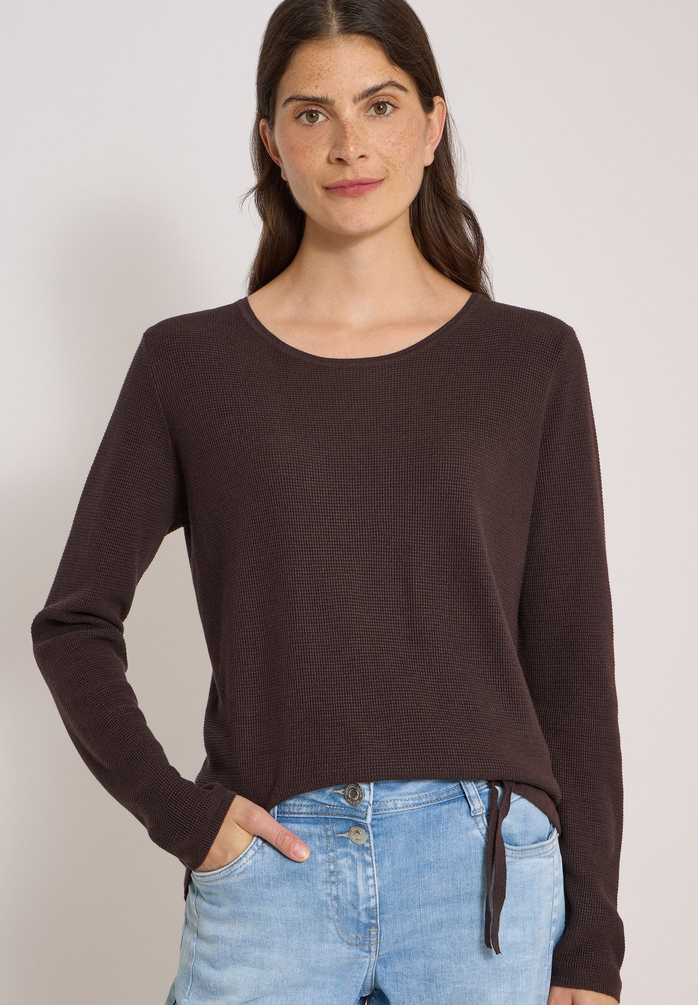 Cecil Damen Pullover  Truffle B