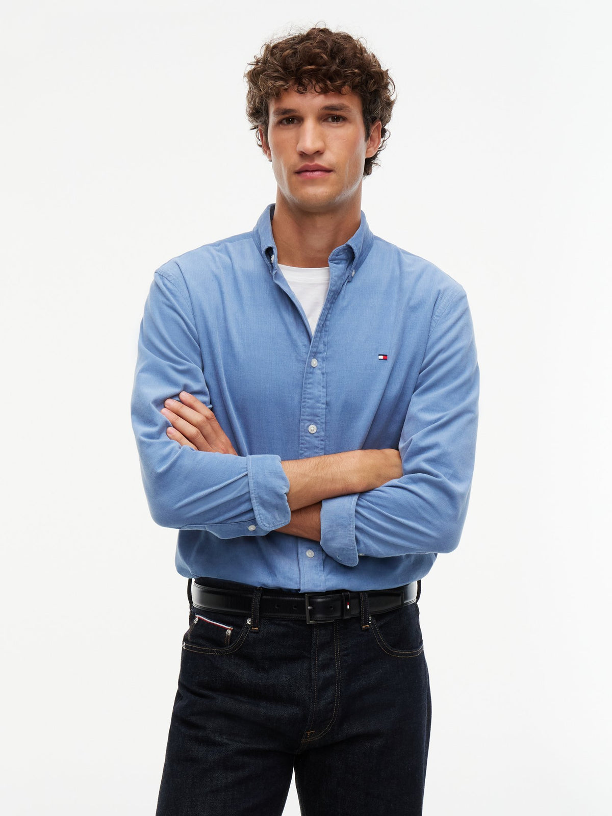 Tommy Hilfiger Herren Hemden Cb Blue