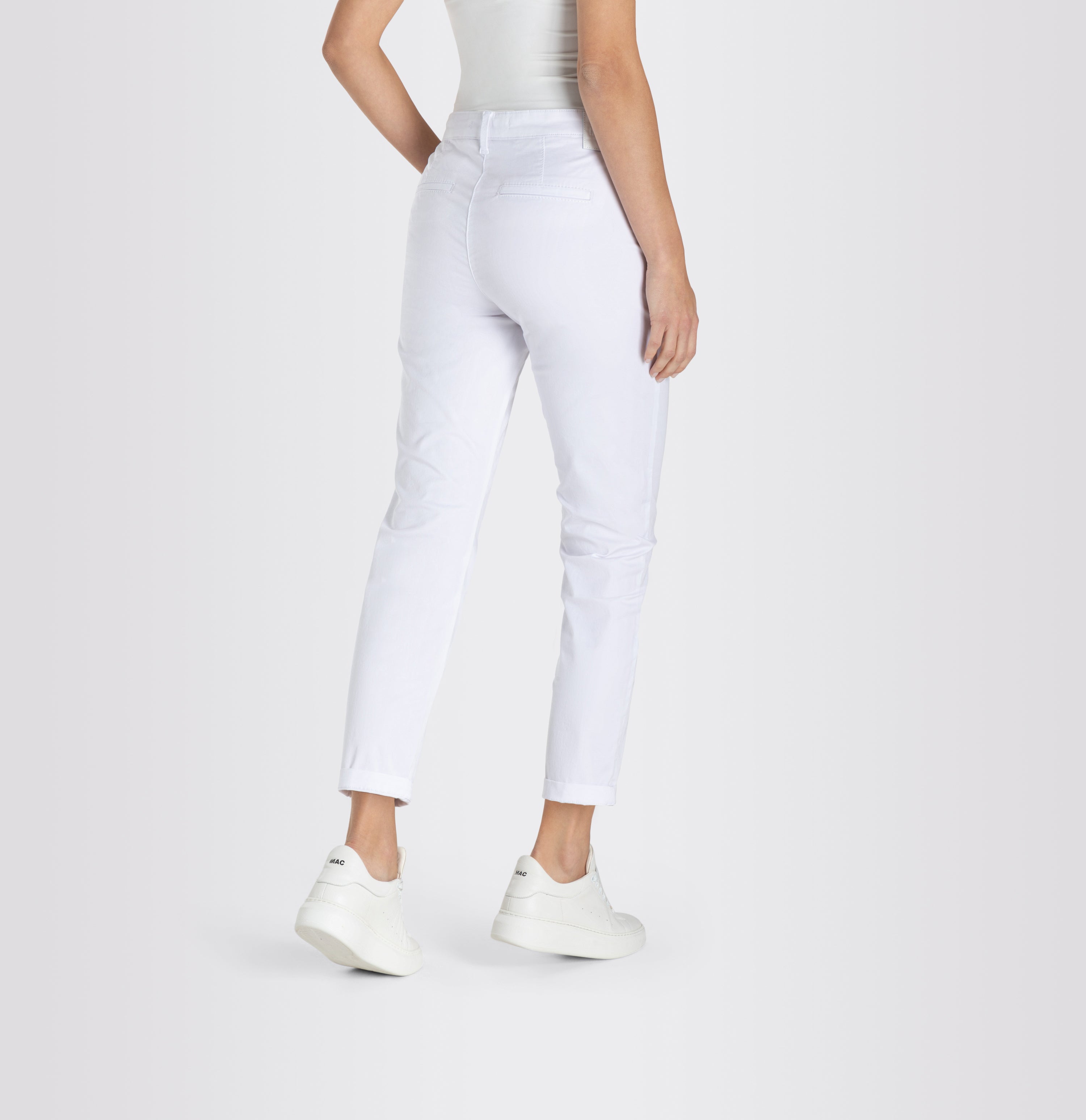 Mac Damen Hosen White