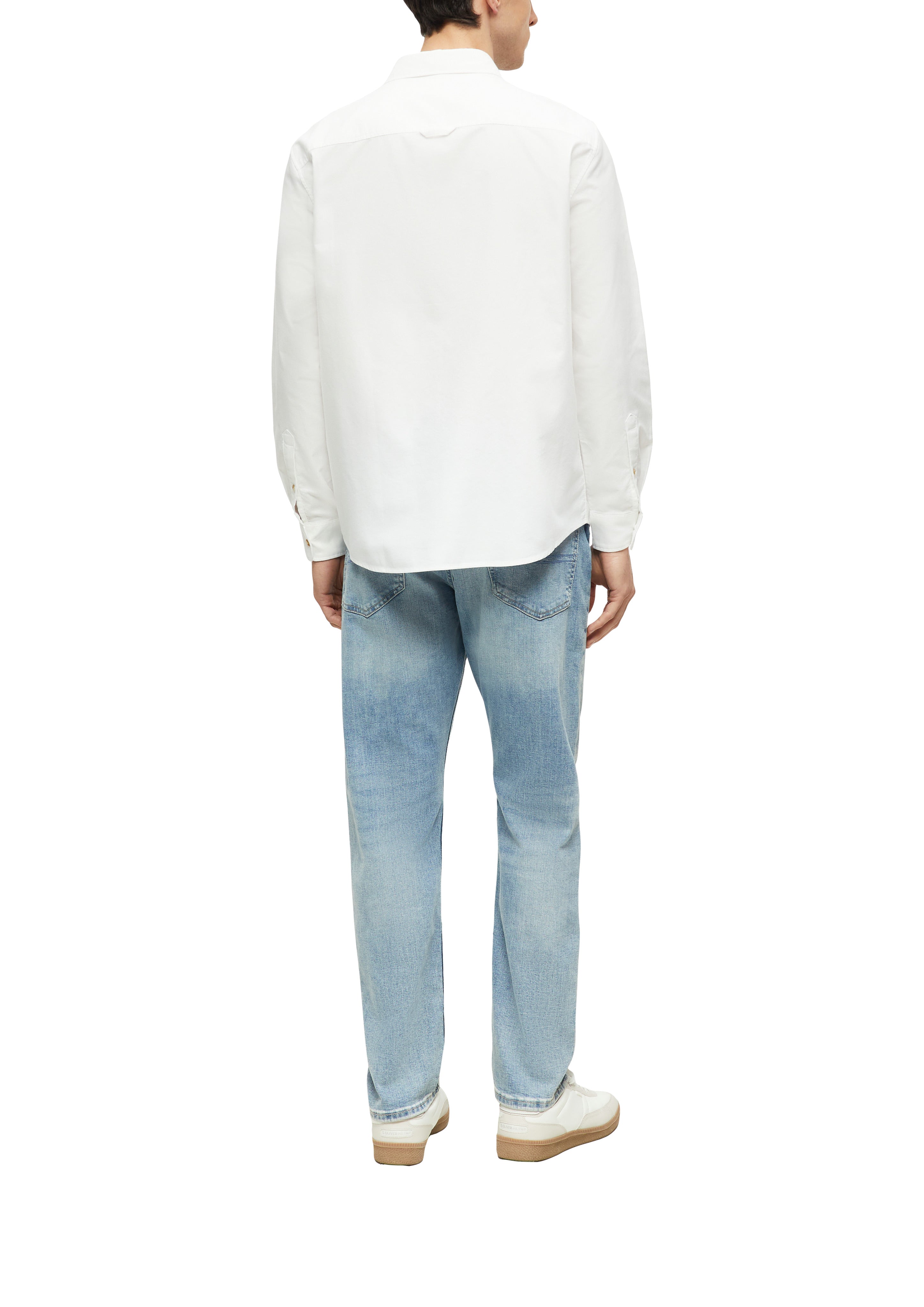S. Oliver red Herren Hemden lang White