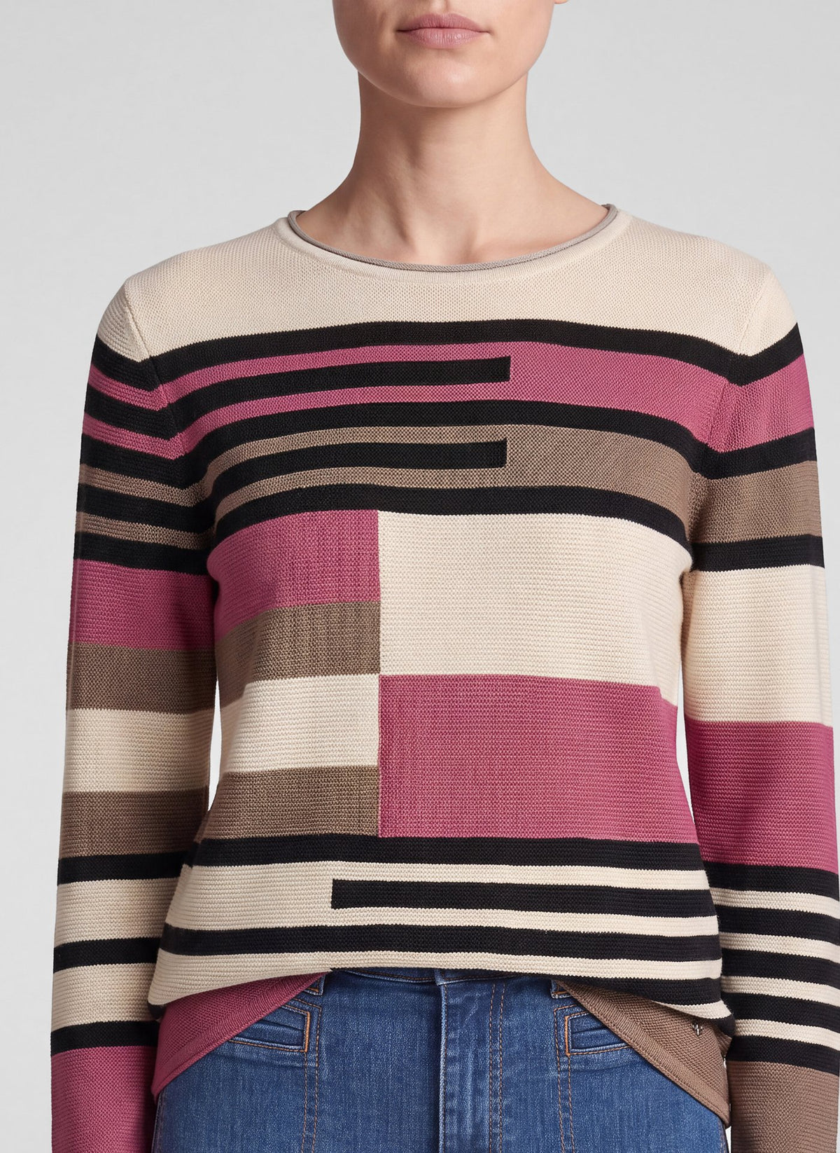 Rabe Damen Pullover Malve