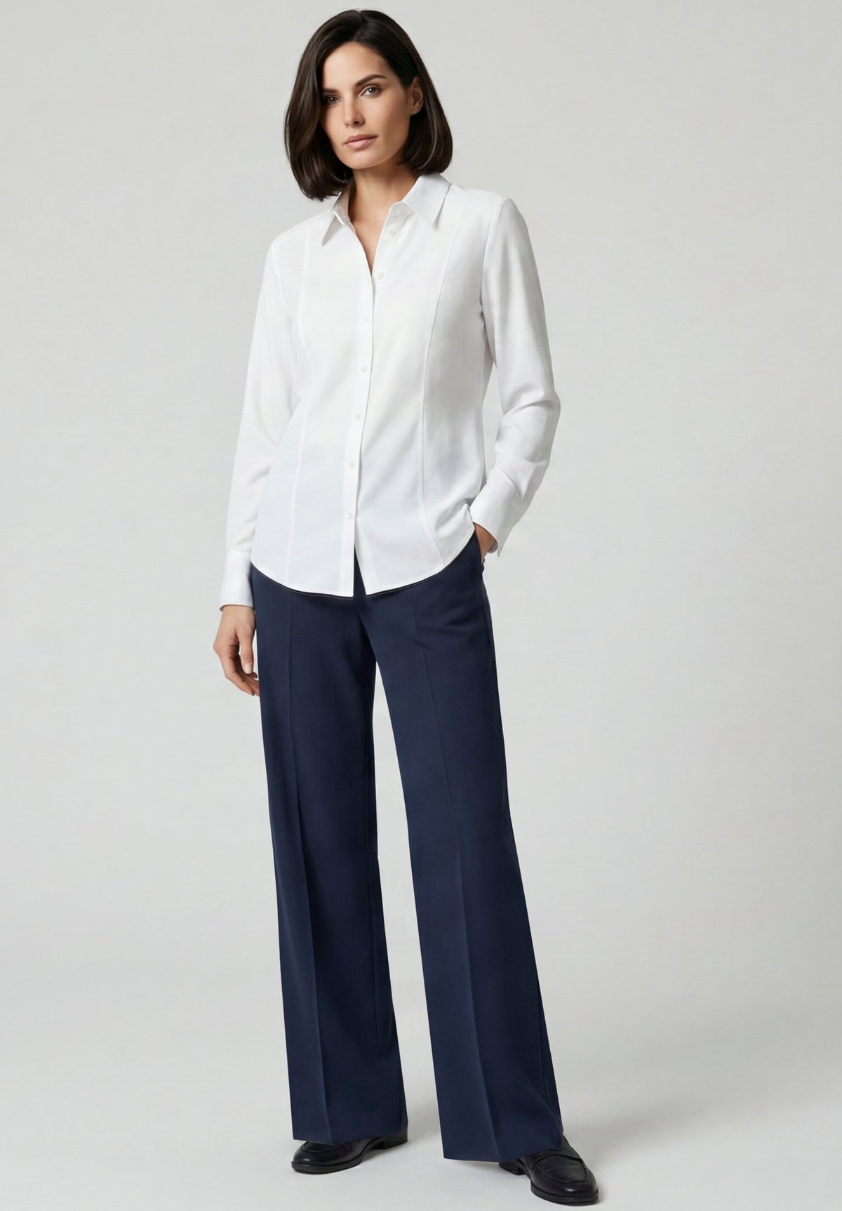 Bianca Damen Blusen White