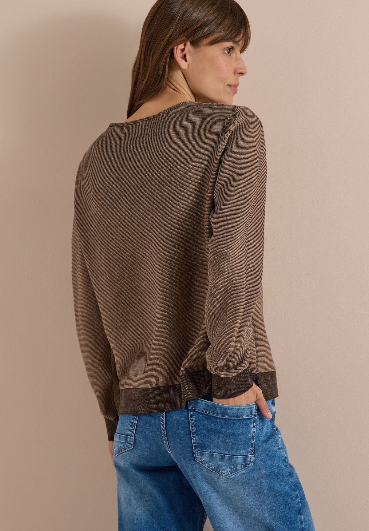 Cecil Damen Pullover Truffle B